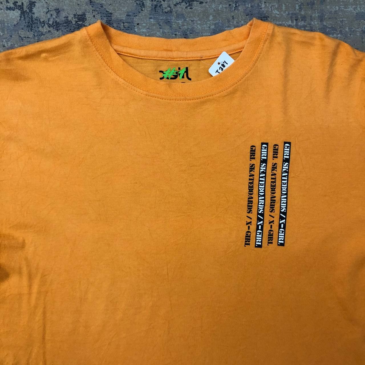 Japanese Brand × X-Girl T387 GIRL SKATEBOARD CROSSOVER X-GIRL TEE Size XS / US 0-2 / IT 36-38 - 4 Thumbnail