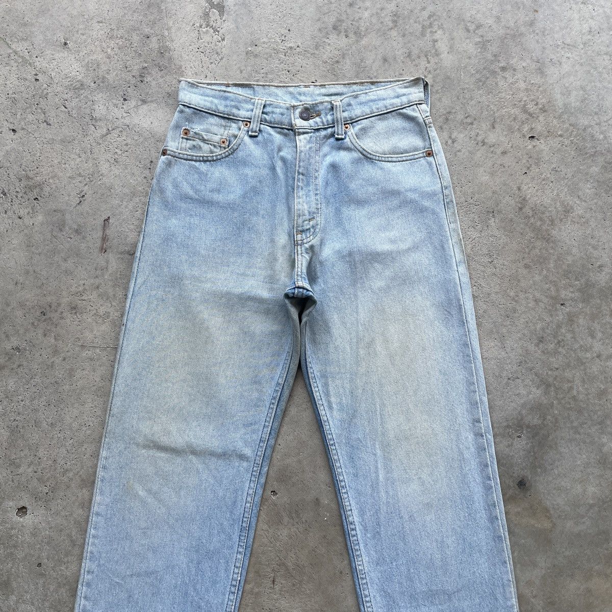 Levi's Vintage Clothing 90s Vintage Levi’s 510 USA LightWash Faded Jeans Pants W29 Size US 29 - 3 Thumbnail