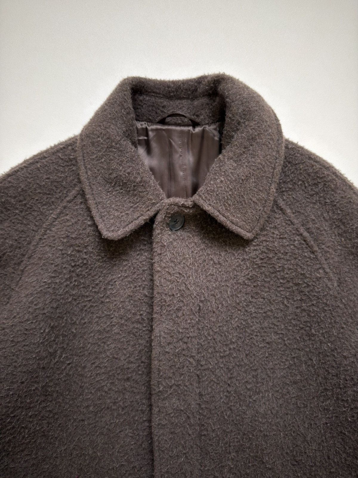 Mfpen Brushed Brown Wool Boxy Over Coat Size US M / EU 48-50 / 2 - 4 Thumbnail