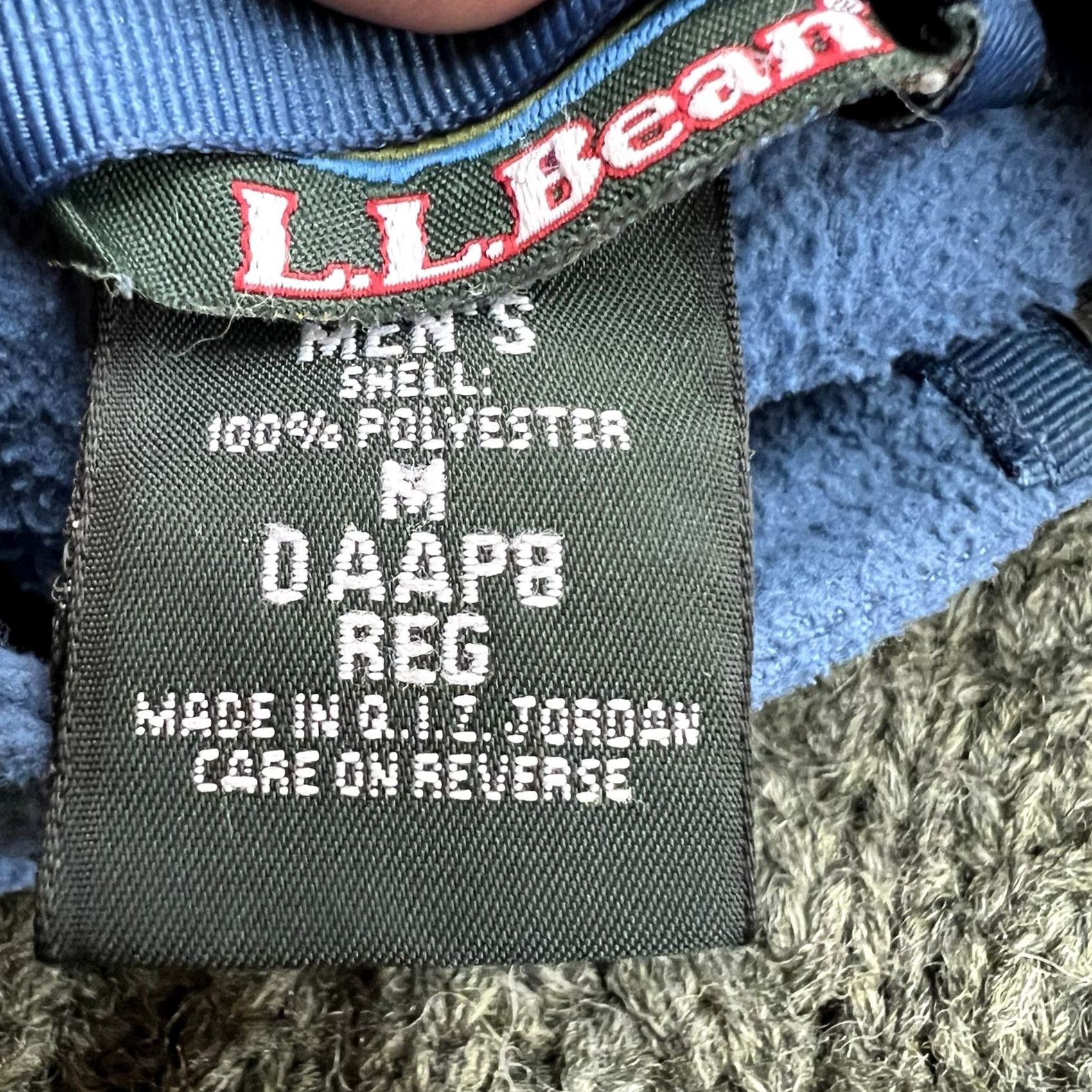 Vintage L.L.Bean 1/2 Zip Hi-Pile Fleece Pullover Mens M Blue/Gray Jacket Size US M / EU 48-50 / 2 - 6 Thumbnail