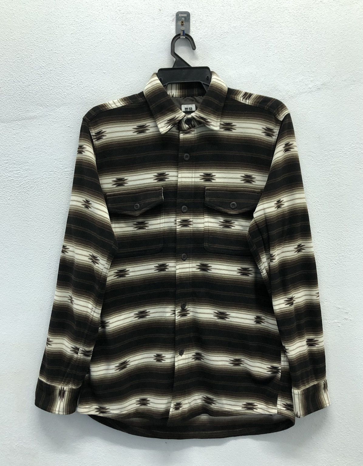Uniqlo Vintage Uniqlo Long Sleeve Shirt Button Up Size US M / EU 48-50 / 2 - 1 Thumbnail