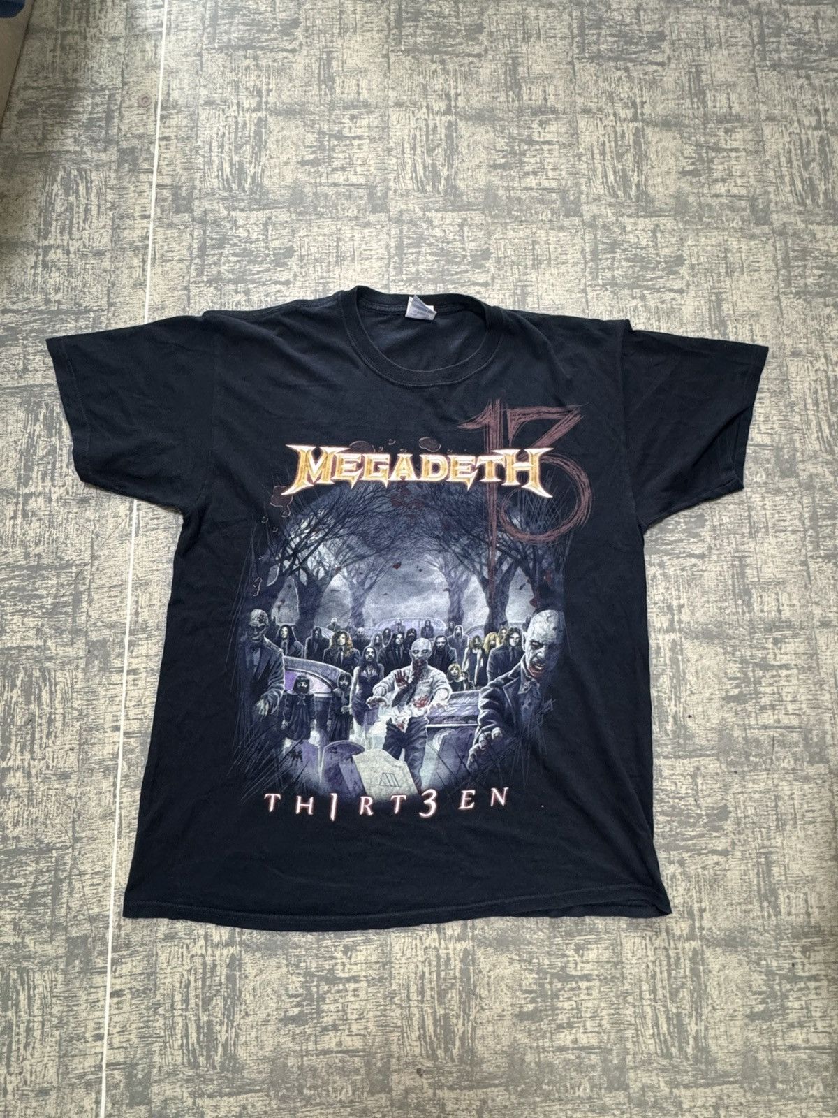 Megadeth × Metallica Megadeth vintage rock metal band tee Size US L / EU 52-54 / 3 - 1 Thumbnail