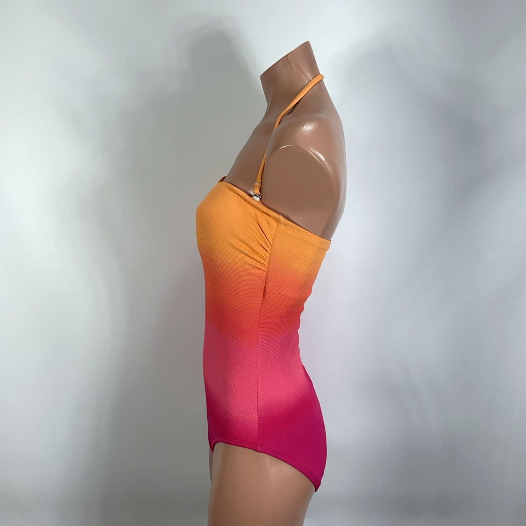Tommy Bahama Tommy Bahama One Piece Swimwear Island Cays Halter Bandeau Ombré Pink 6 Woman Size ONE SIZE - 7 Thumbnail