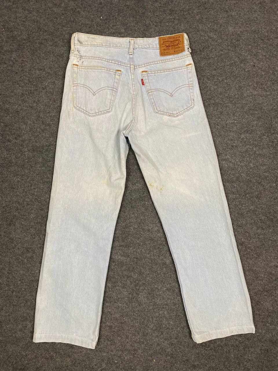 image of Levis 518 Regular Fit Lightwash Denim in Light Blue, Men's (Size 30)