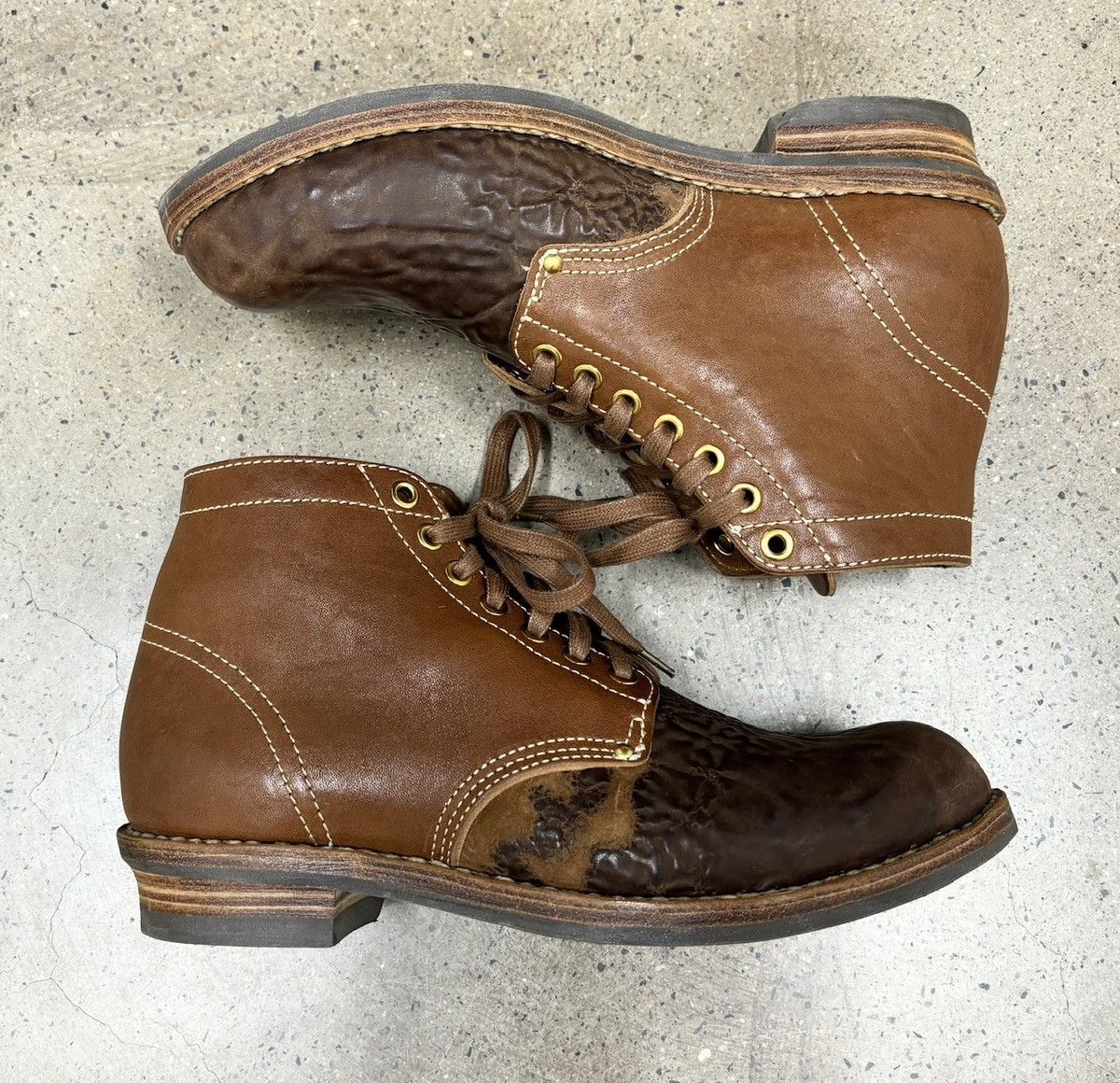 Visvim Visvim 22aw Brigadier Boots Folk（horsehide） Brown Size US 9 / EU 42 - 7 Thumbnail