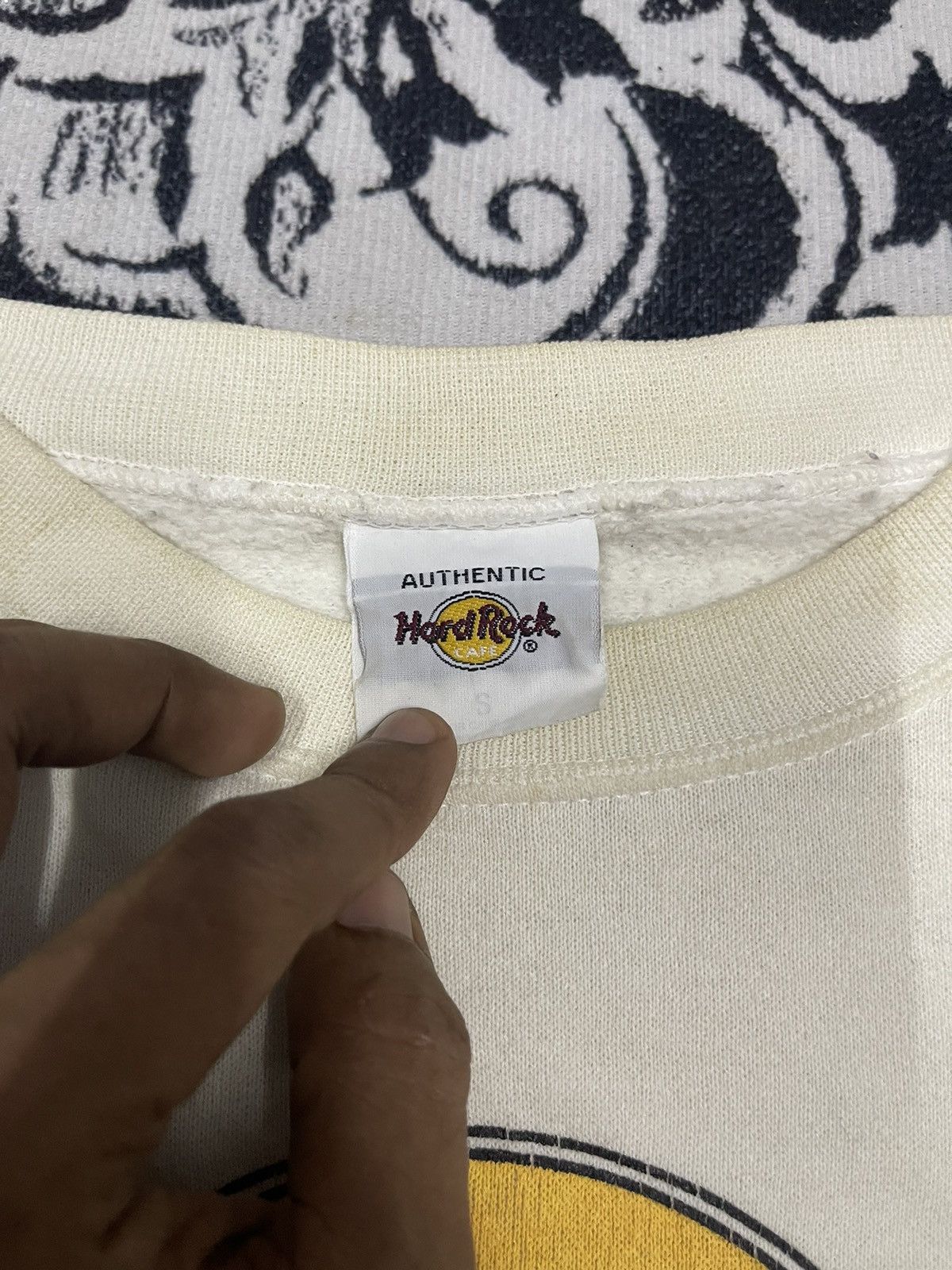 Hard Rock Cafe 90s HARD ROCK CAFE HOLLYWOOD SWEATSHIRT Size US S / EU 44-46 / 1 - 7 Thumbnail