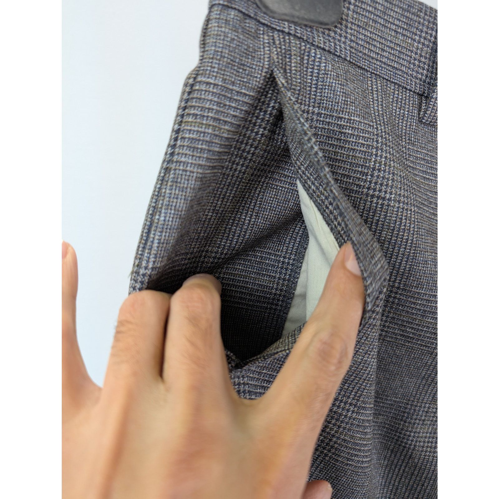 Gucci o1rshd1 Vintage Mouline Galles Pant in Black/Brown Size US 34 / EU 50 - 4 Thumbnail