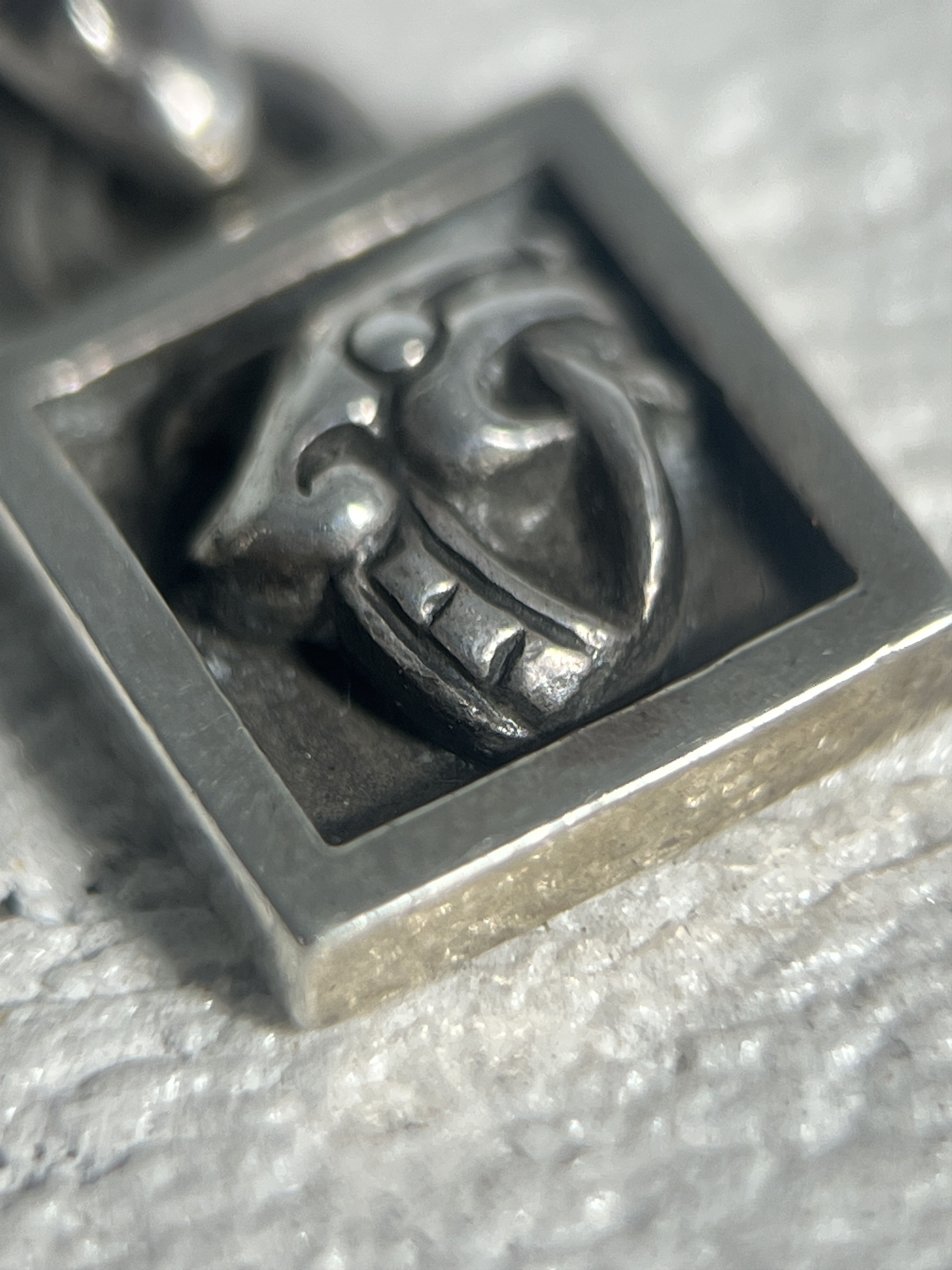Chrome Hearts Chrome Hearts Scroll Frame Pendant 1998 .925 Silver Size ONE SIZE - 8 Thumbnail
