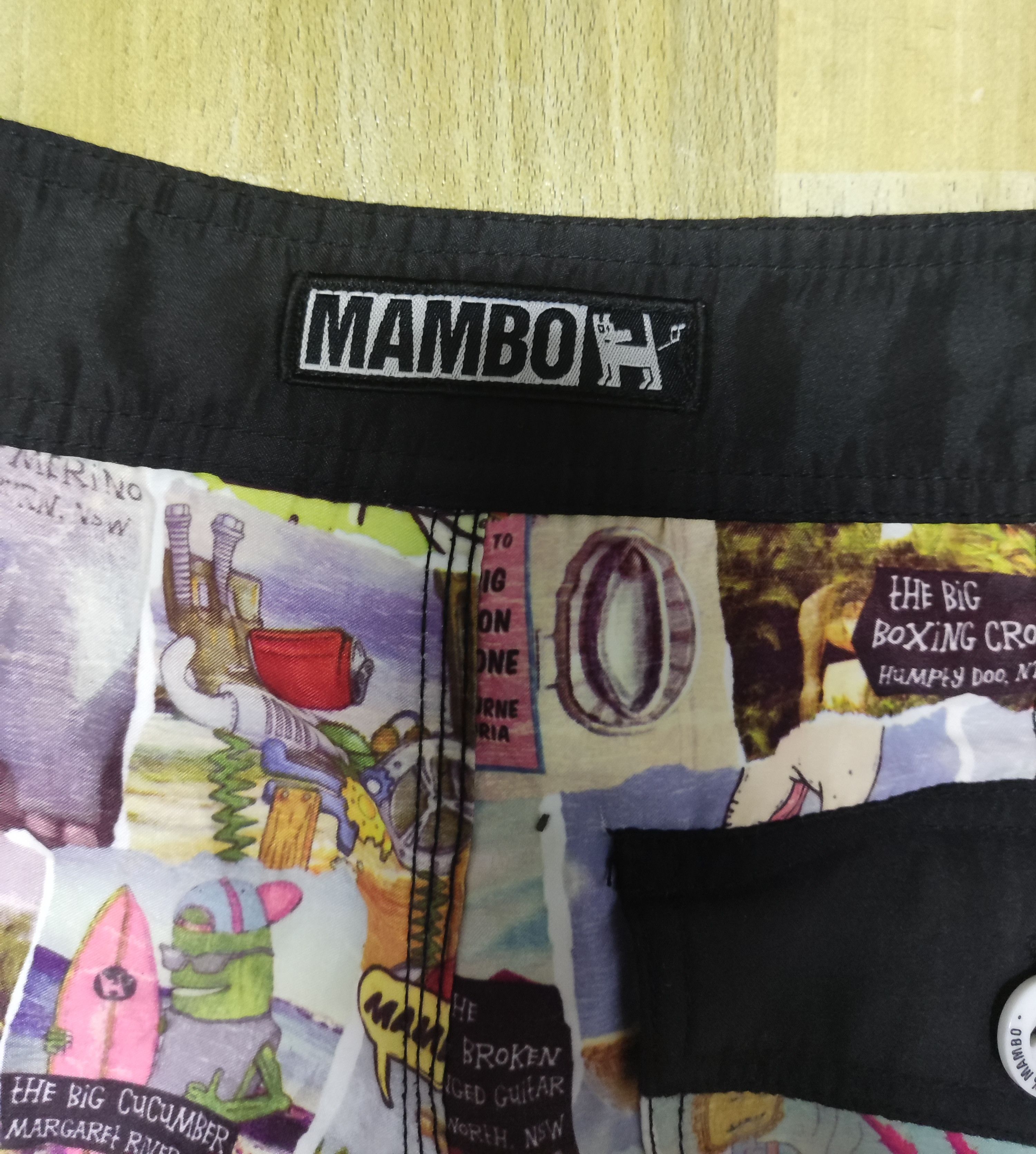Mambo Mambo Pop-art Collage Board Short Size US 31 - 9 Thumbnail