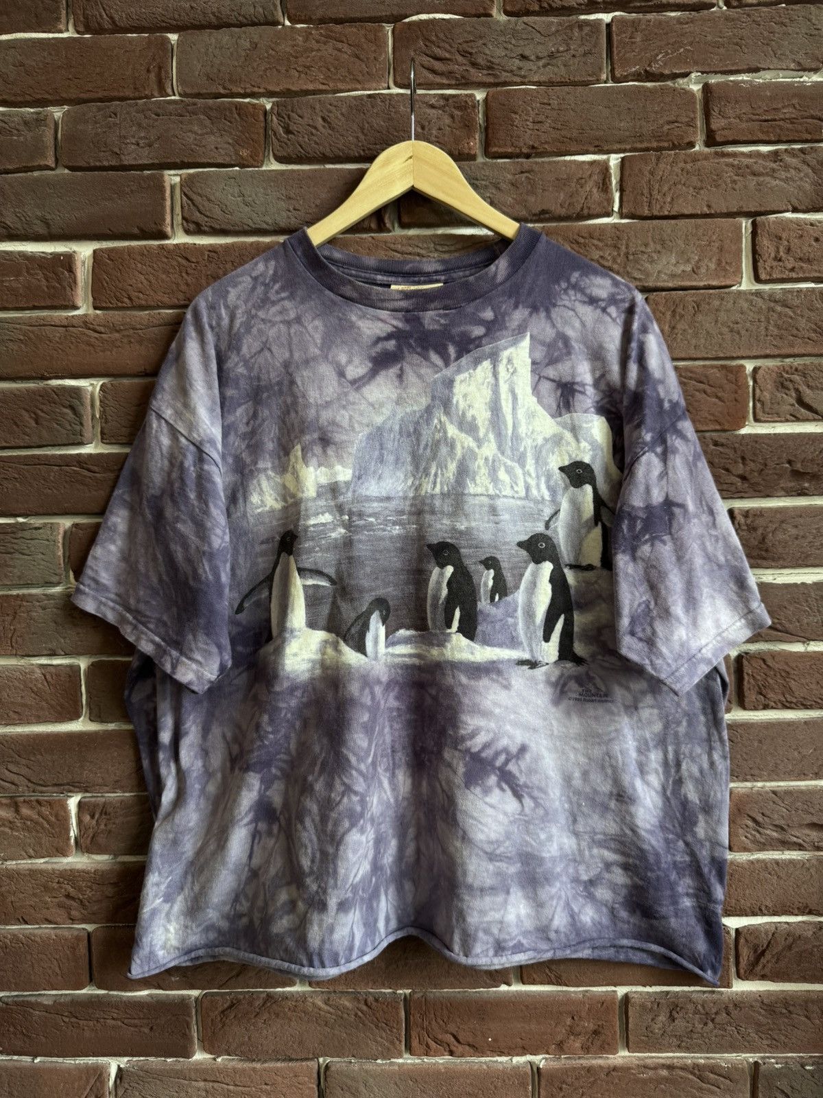The Mountain Vintage 90s The Mountain Tie Dye Graphic Tee Penguins Cute Size US L / EU 52-54 / 3 - 1 Thumbnail