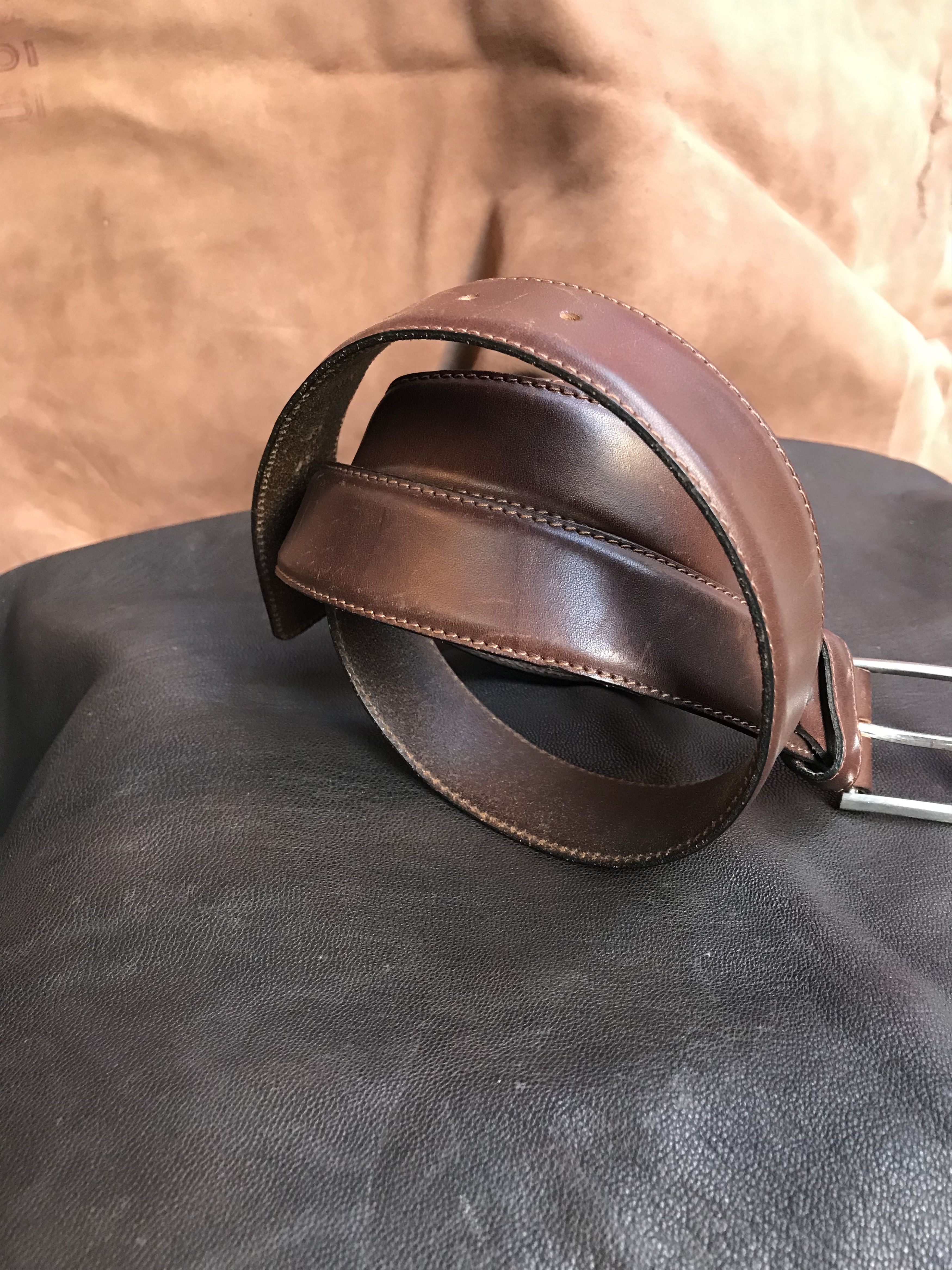 Other Made in France leather belt Size 36 - 8 Thumbnail