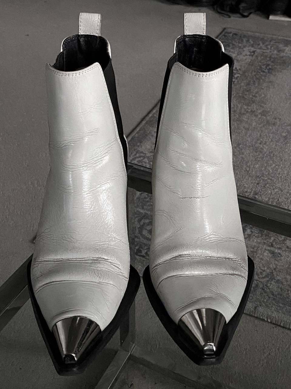 Helmut Lang Helmut Lang Leather Cowboy Metal Noses Boots Size US 9 / IT 39 - 5 Thumbnail