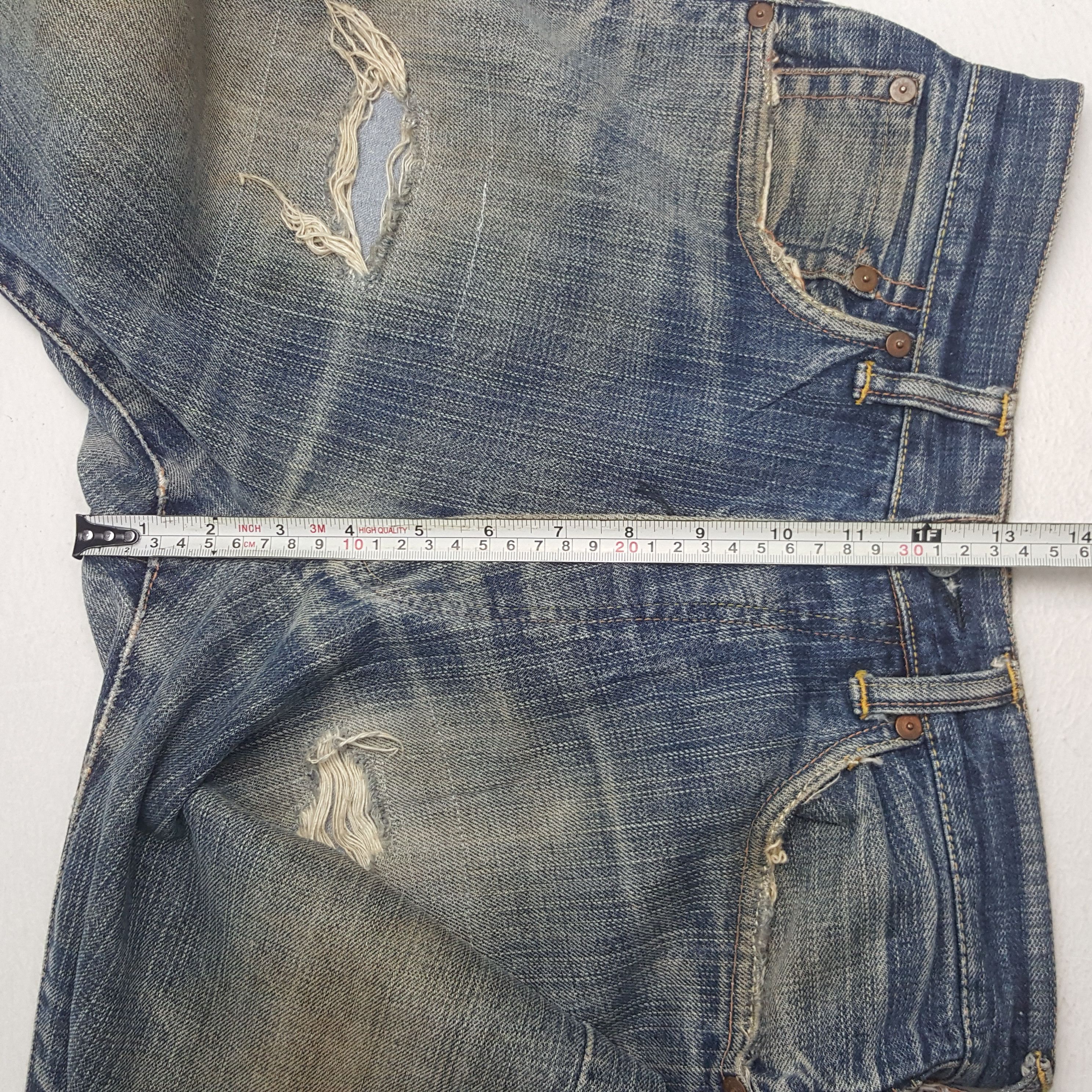 Evisu × Vintage Vintage Evisu X Mc Donald Japanese Daicock Denim Jeans Size US 28 / EU 44 - 10 Thumbnail