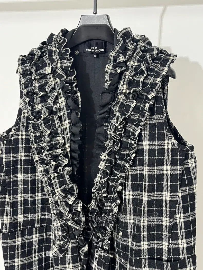 Comme des Garcons Comme Des Garcons Ruffled collar wool vest Size M / US 6-8 / IT 42-44 - 2 Thumbnail