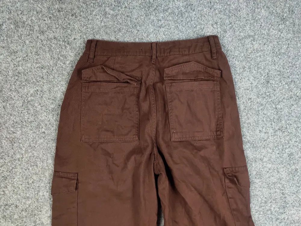 Japanese Brand Vintage 90's Japanese Brown Beggy Cargo Pants Y2K Hype Style Size US 30 / EU 46 - 8 Thumbnail