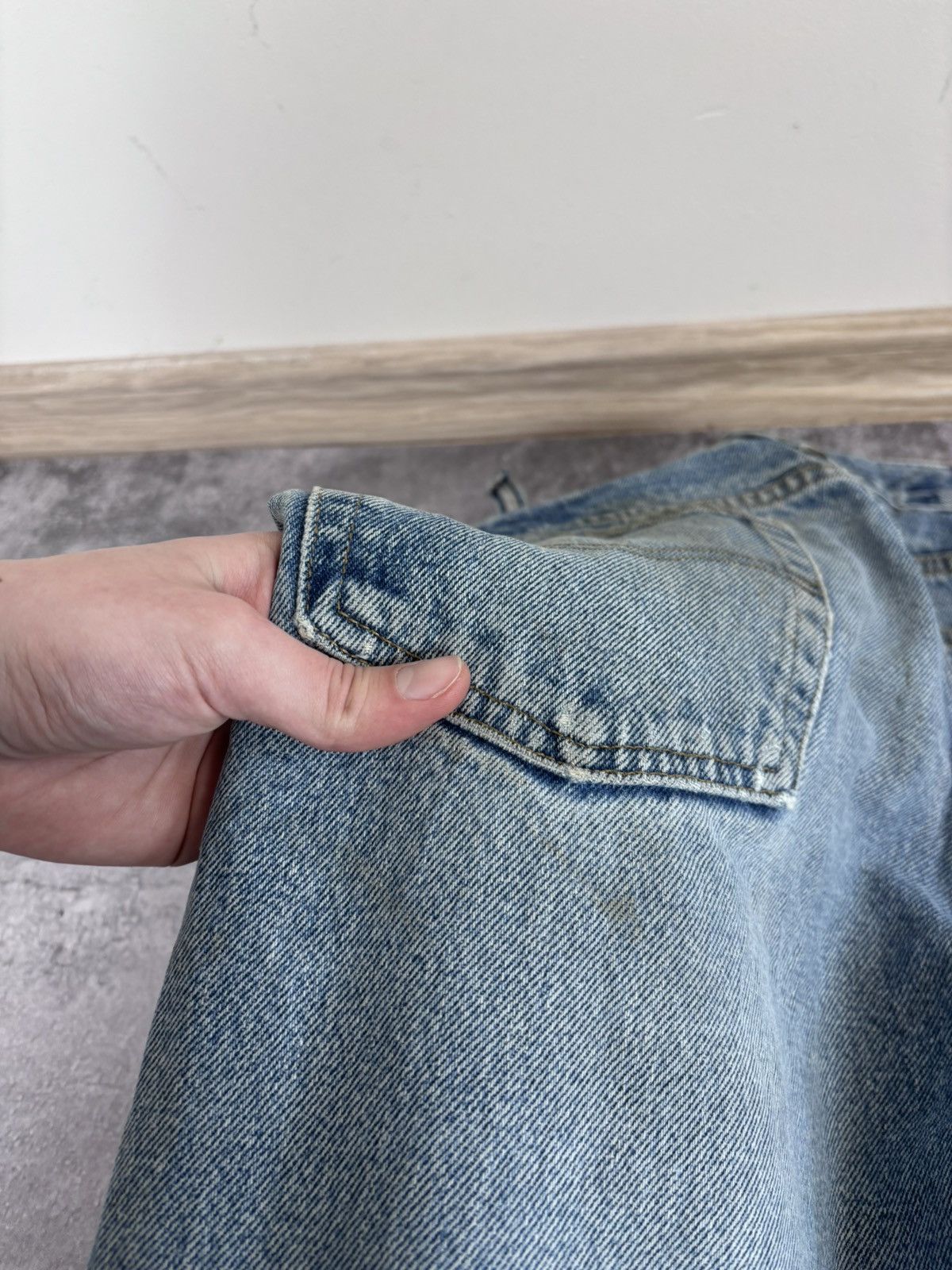 Carhartt Vintage Carhartt Faded Blue Denim Jeans Relaxed Fit Size US 32 / EU 48 - 13 Thumbnail