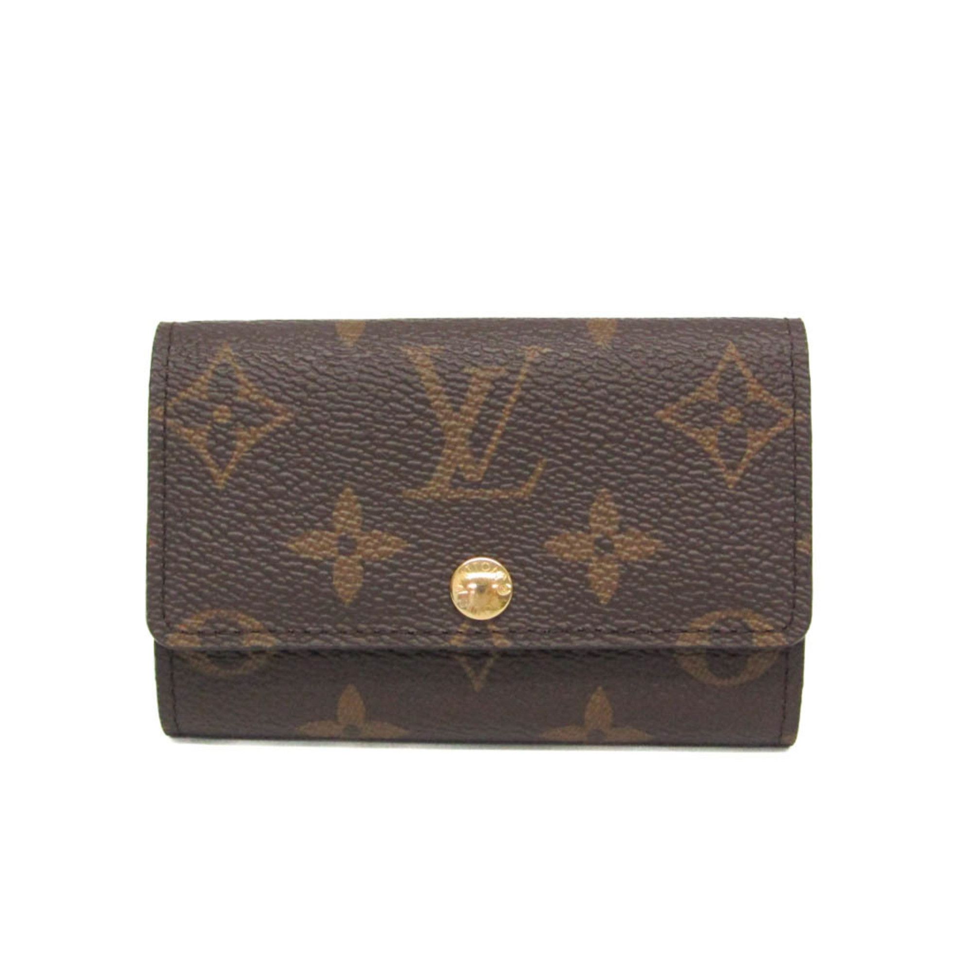 Louis Vuitton Louis Vuitton Monogram Key Holder 6 M62630 Men,Women Monogram Key Case Brown Size ONE SIZE - 1 Thumbnail