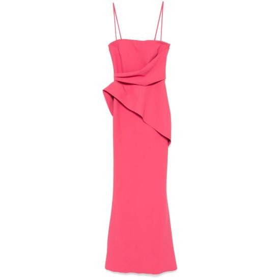 Chiara Boni CHIARA BONI Women Dresses TARO LONG ZP 497 PINK Size L / US 10 / IT 46 - 1 Thumbnail