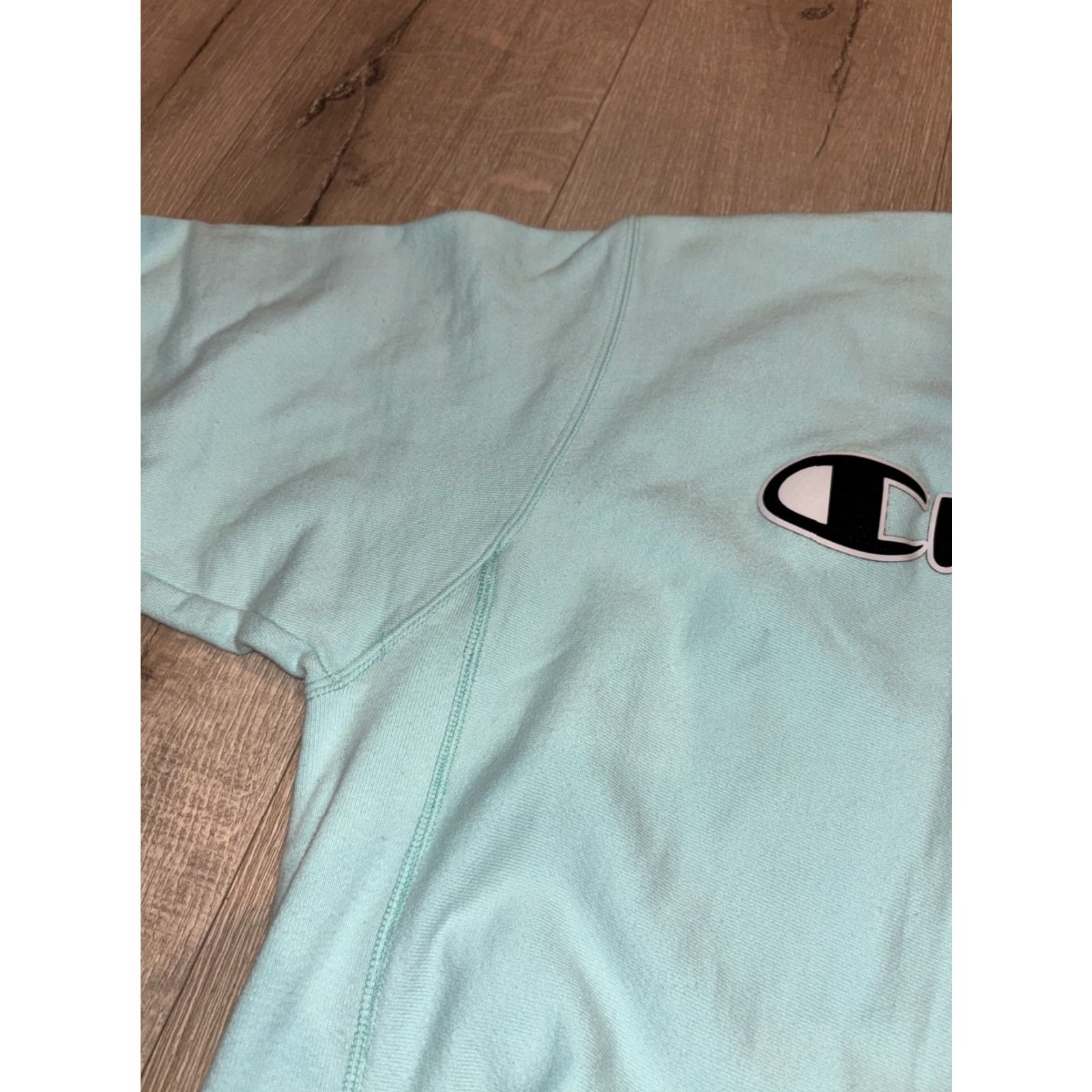 Champion Champion Reverse Weave Pullover Crewneck Logo Print Sweatshirt Sz Large Blue Size US L / EU 52-54 / 3 - 5 Thumbnail