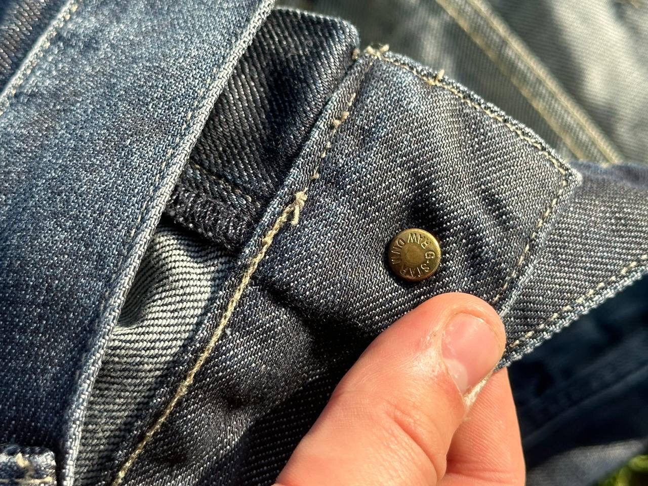 G-Star × Vintage Vintage G-Star Raw Elvood 96 Y2K Distressed Jeans Size US 32 / EU 48 - 5 Thumbnail