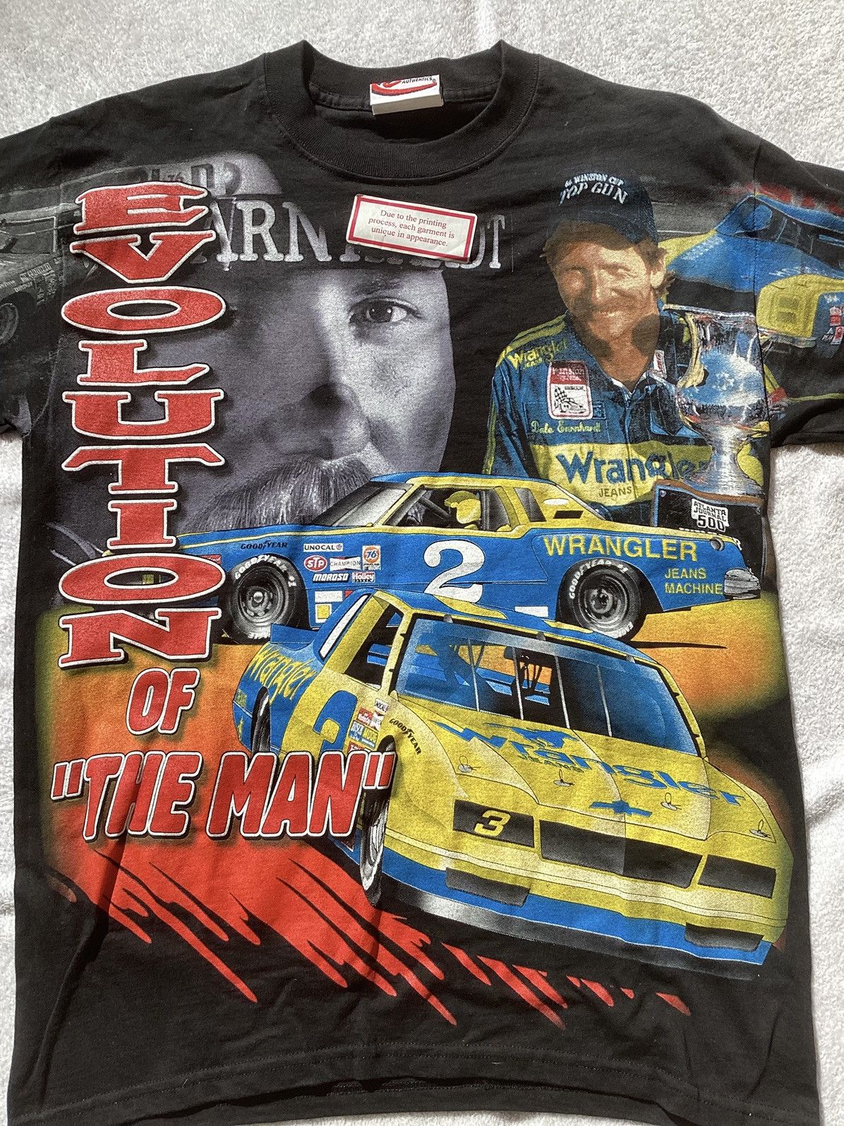 NASCAR Vintage Dale Earnhardt evolution of the man AOP NASCAR TEE Size US M / EU 48-50 / 2 - 2 Thumbnail