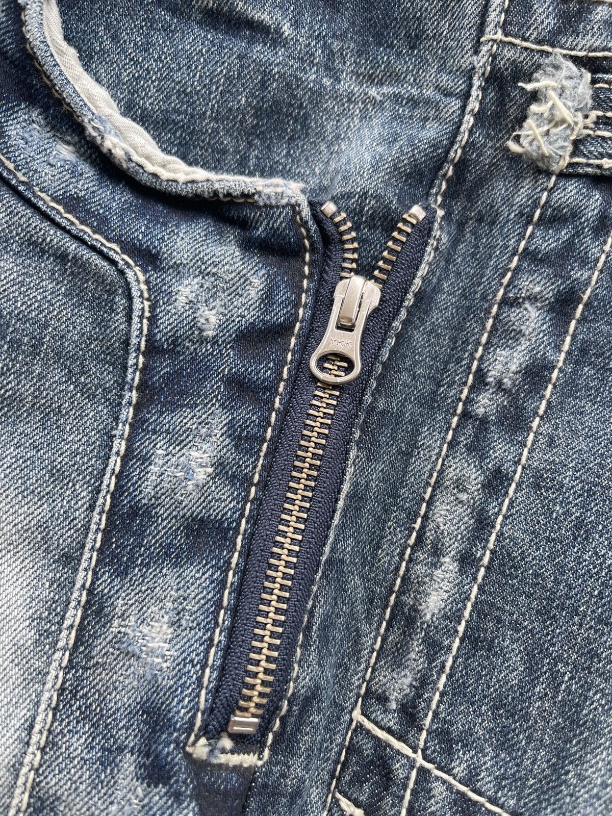Japanese Brand On Board Distressed LGB Style Denim Size US 28 / EU 44 - 12 Thumbnail