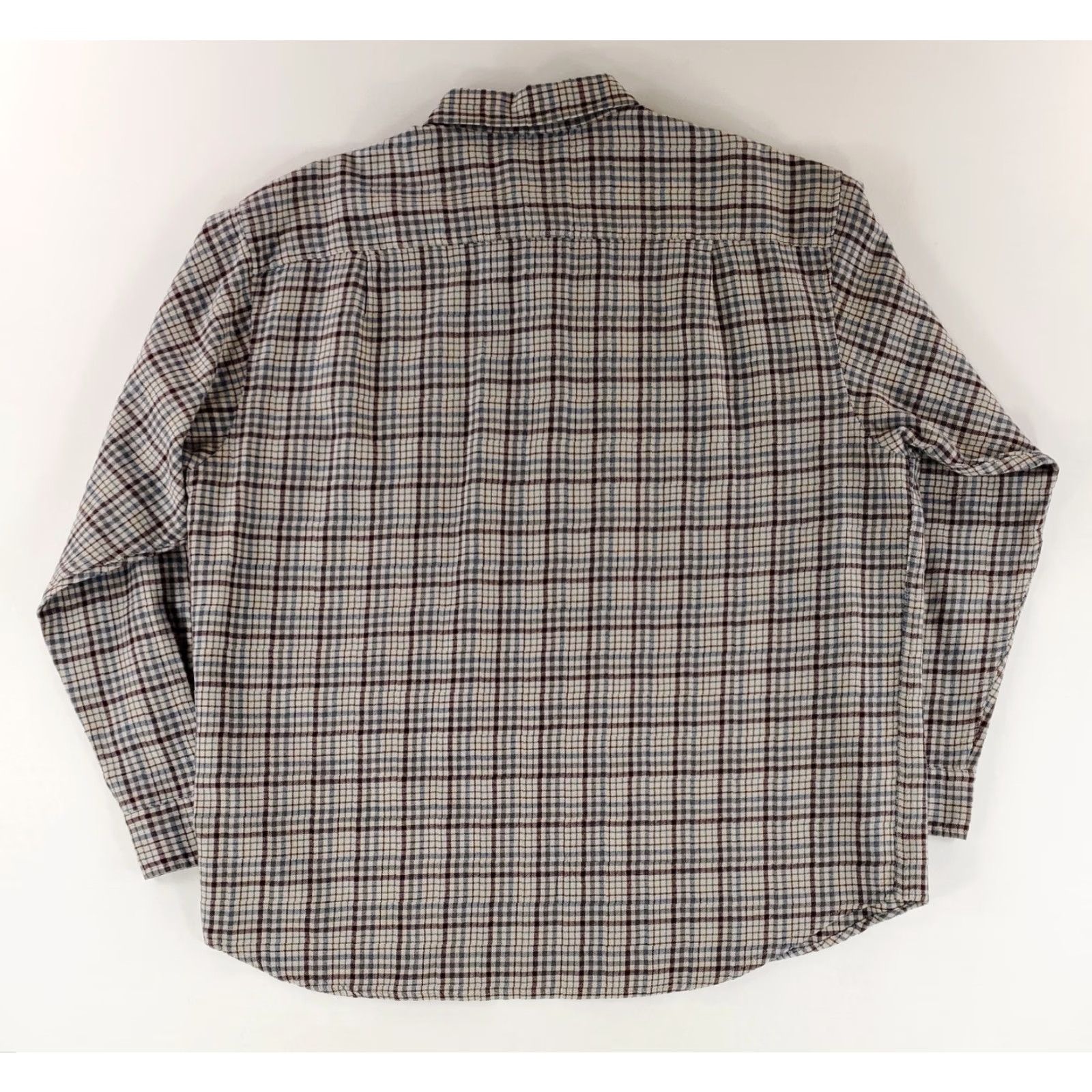 Pendleton VINTAGE Pendleton Sir Pendleton Medium Weight Button Up Shirt Blue Gray Plaid Mens XXL Shirt Size US XXL / EU 58 / 5 - 3 Thumbnail