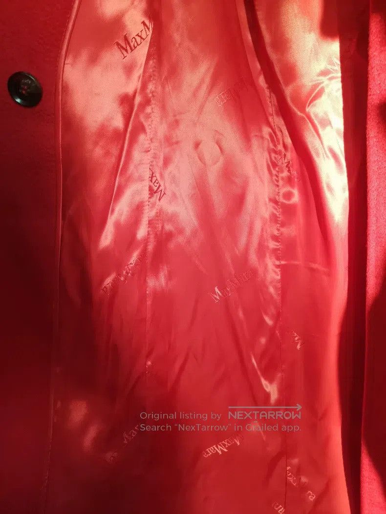 Other Max Mara Red Cashmere Coat Size XS / US 0-2 / IT 36-38 - 3 Thumbnail
