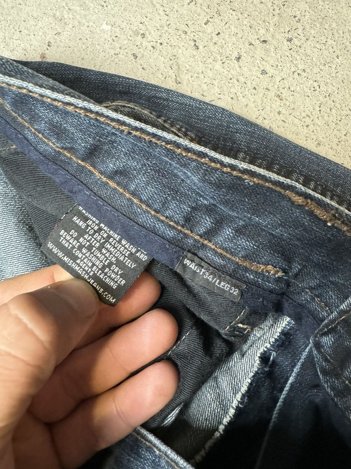 Japanese Brand × Vintage Vintage Y2K Mish Mash Denim Baggy Evis Style Pocket Pants Size US 34 / EU 50 - 7 Thumbnail