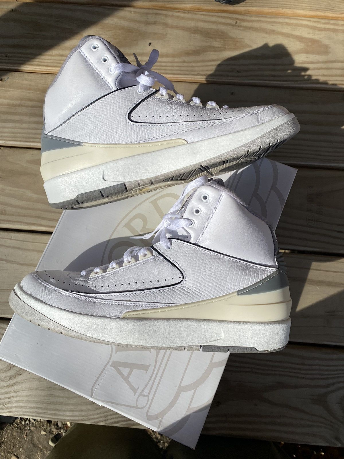 Jordan Brand Jordan retro 2 cement grey 10m Size US 10 / EU 43 - 6 Thumbnail