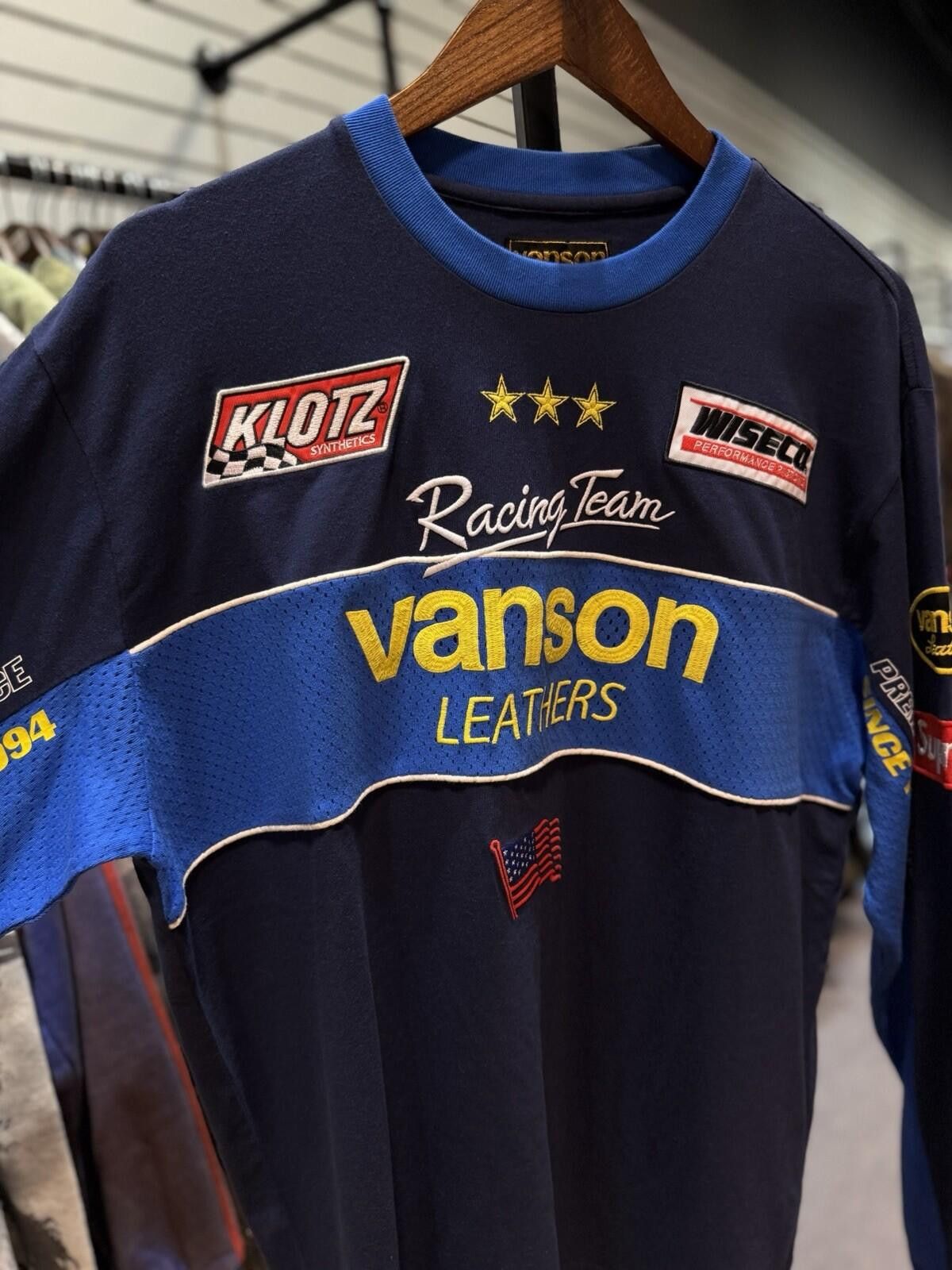Supreme Supreme Vanson Leathers L/S Top Longsleeve Jersey Large Size US L / EU 52-54 / 3 - 7 Thumbnail