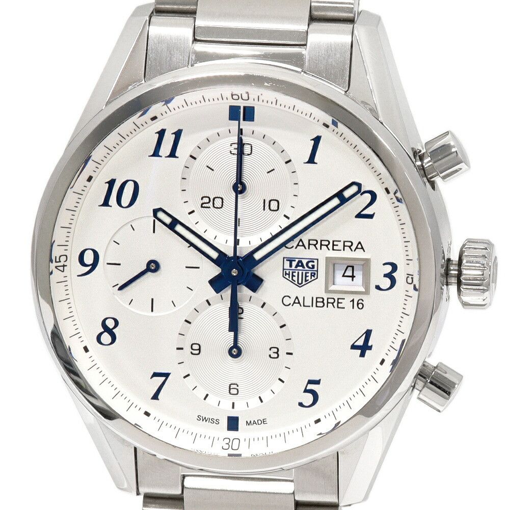 Tag Heuer TAG Heuer Tag Heuer Silver Dial Carrera Chronograph Automatic Watch CBK2114 Japan Limited Metal Automatic CBK2114 Size ONE SIZE - 1 Thumbnail