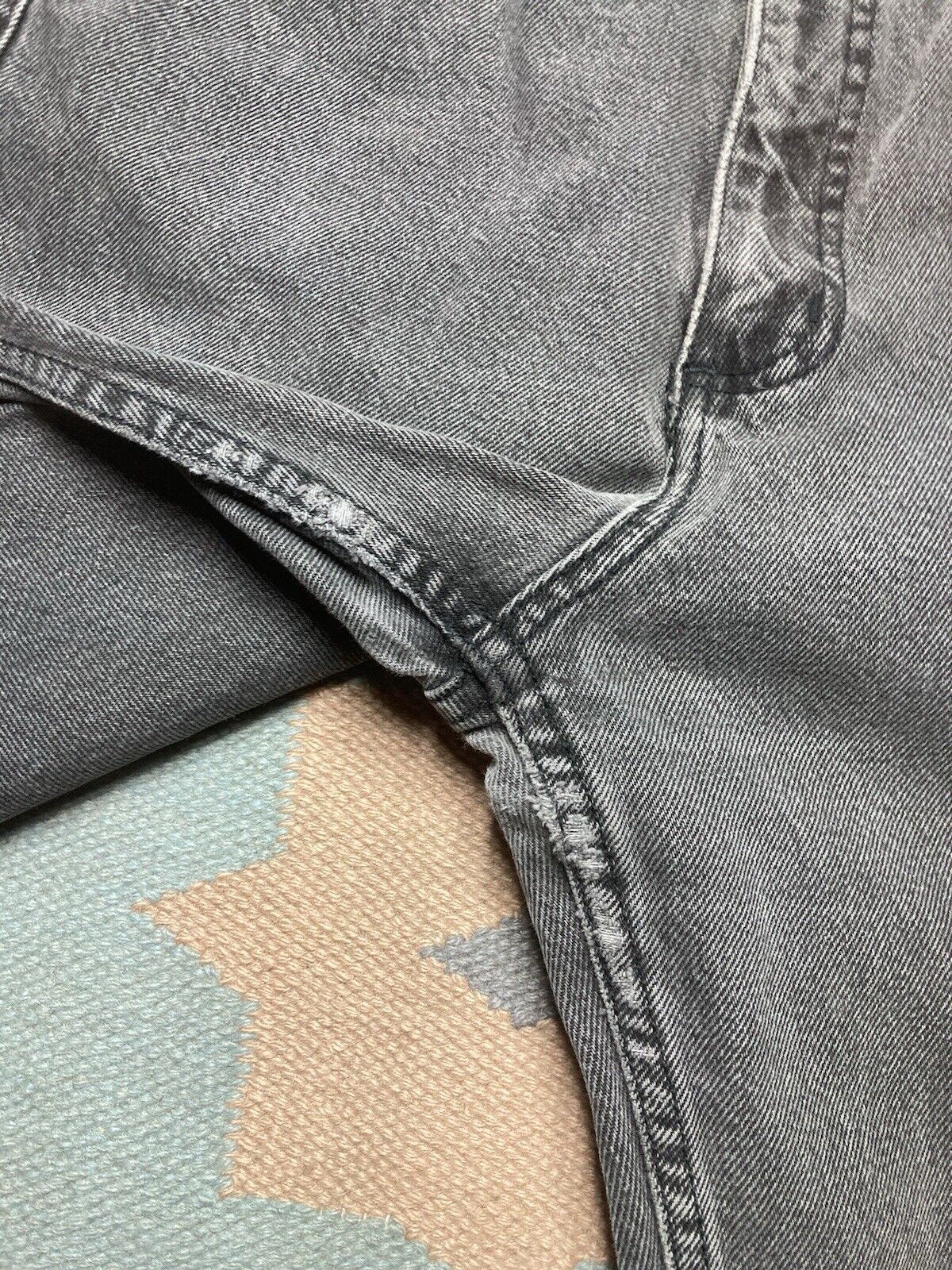 Guess × Vintage VTG guess jeans denim goth grunge tapered skater 28x30 Size 28" / US 6 / IT 42 - 6 Thumbnail