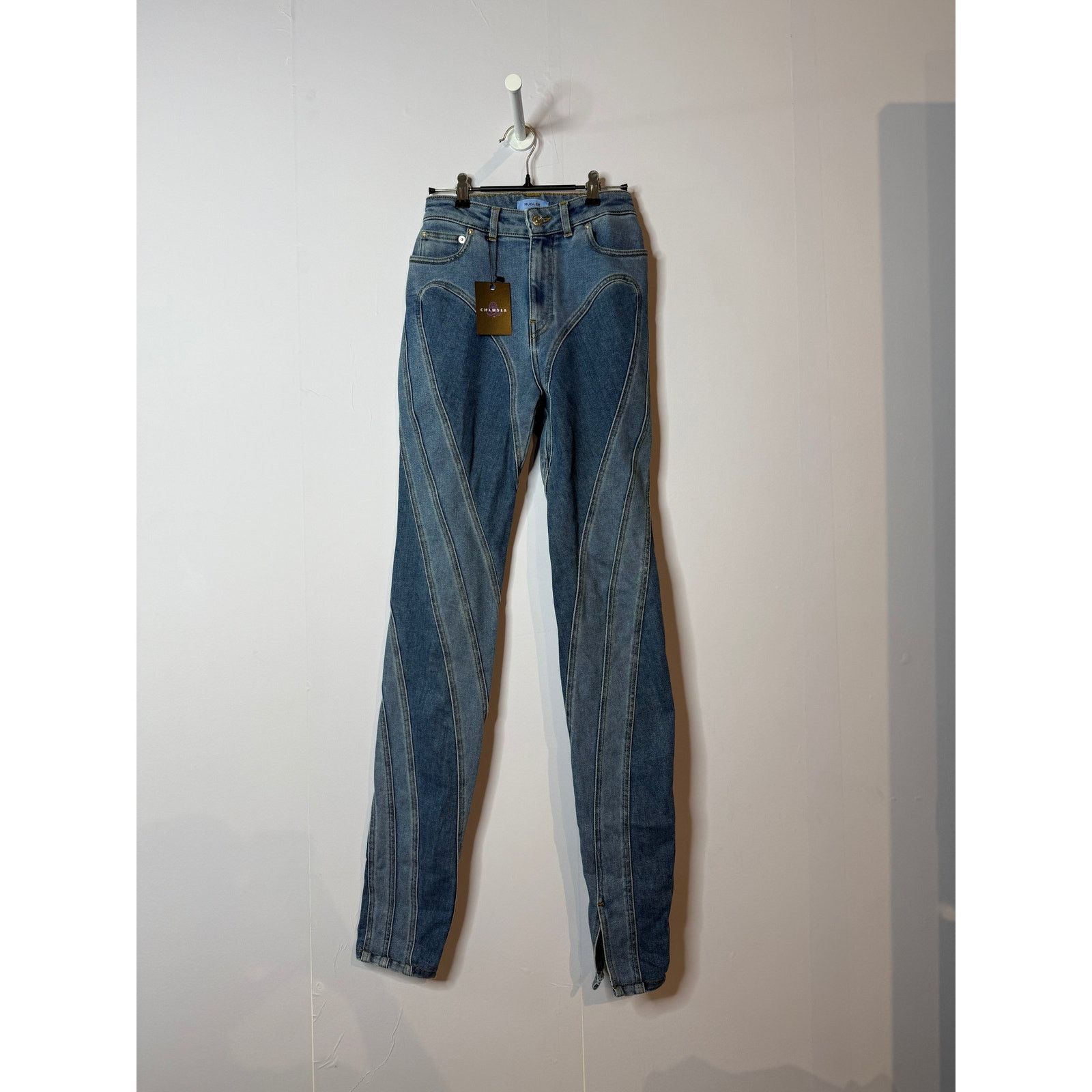 Muggler Light Wash Blue Jeans