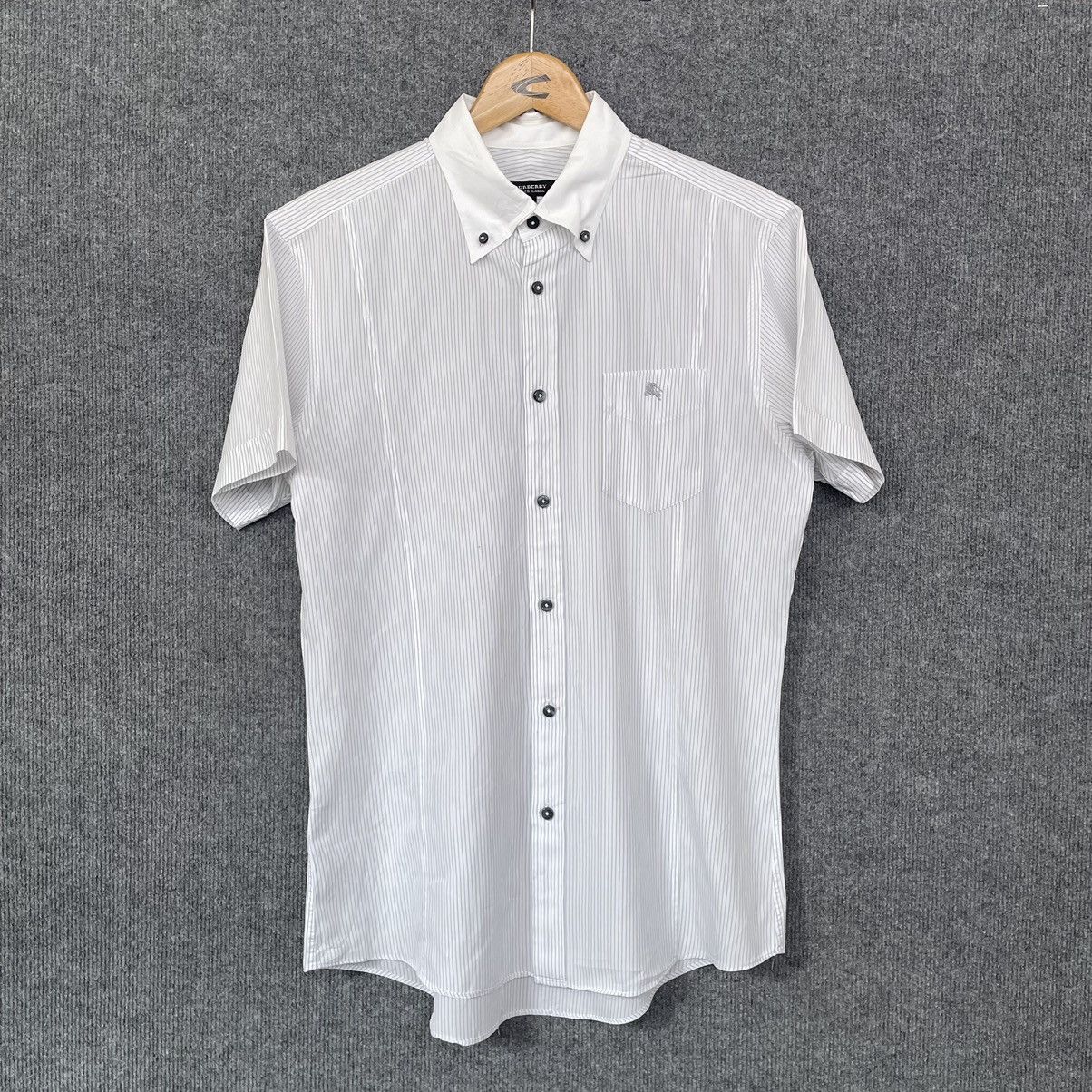 Burberry Burberry Black Label Stripes Button Ups Shirt Size US L / EU 52-54 / 3 - 1 Thumbnail