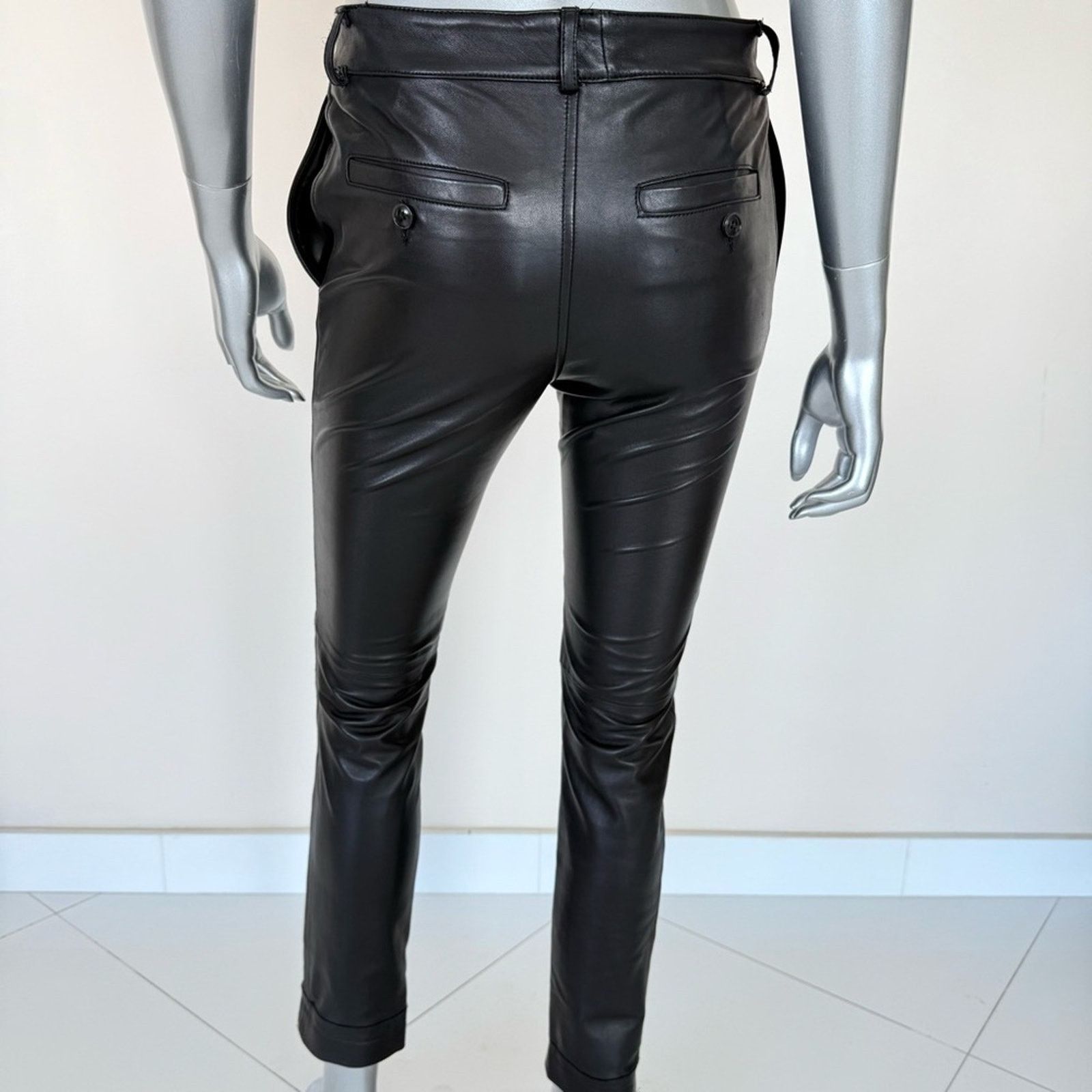 T by Alexander Wang T by Alexander Wang women leather pants size 24 Retail 750$ Size 24" / US 00 / IT 34 - 4 Thumbnail