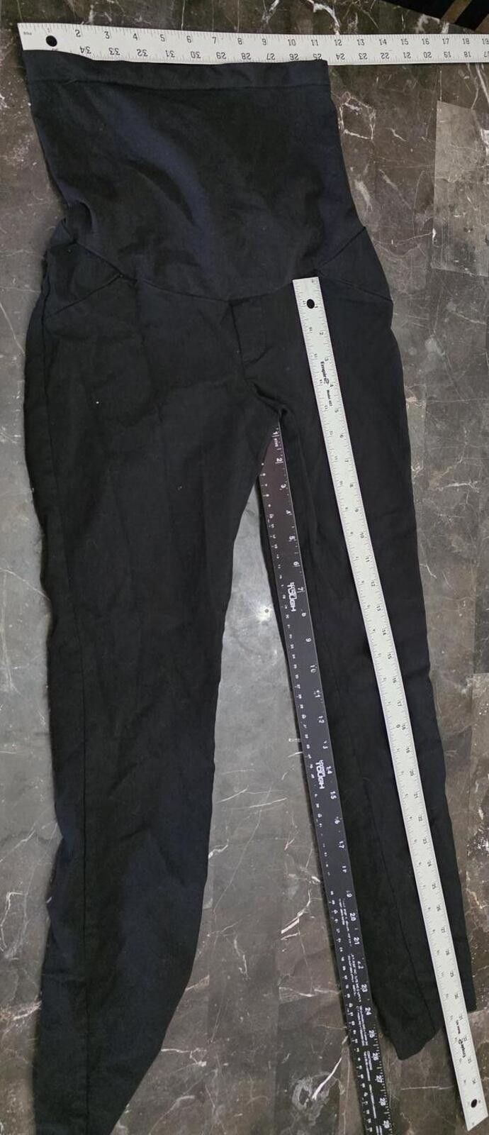 Other Motherhood Maternity Black Stretchy Maternity Pants Size S Size 28" / US 6 / IT 42 - 6 Thumbnail