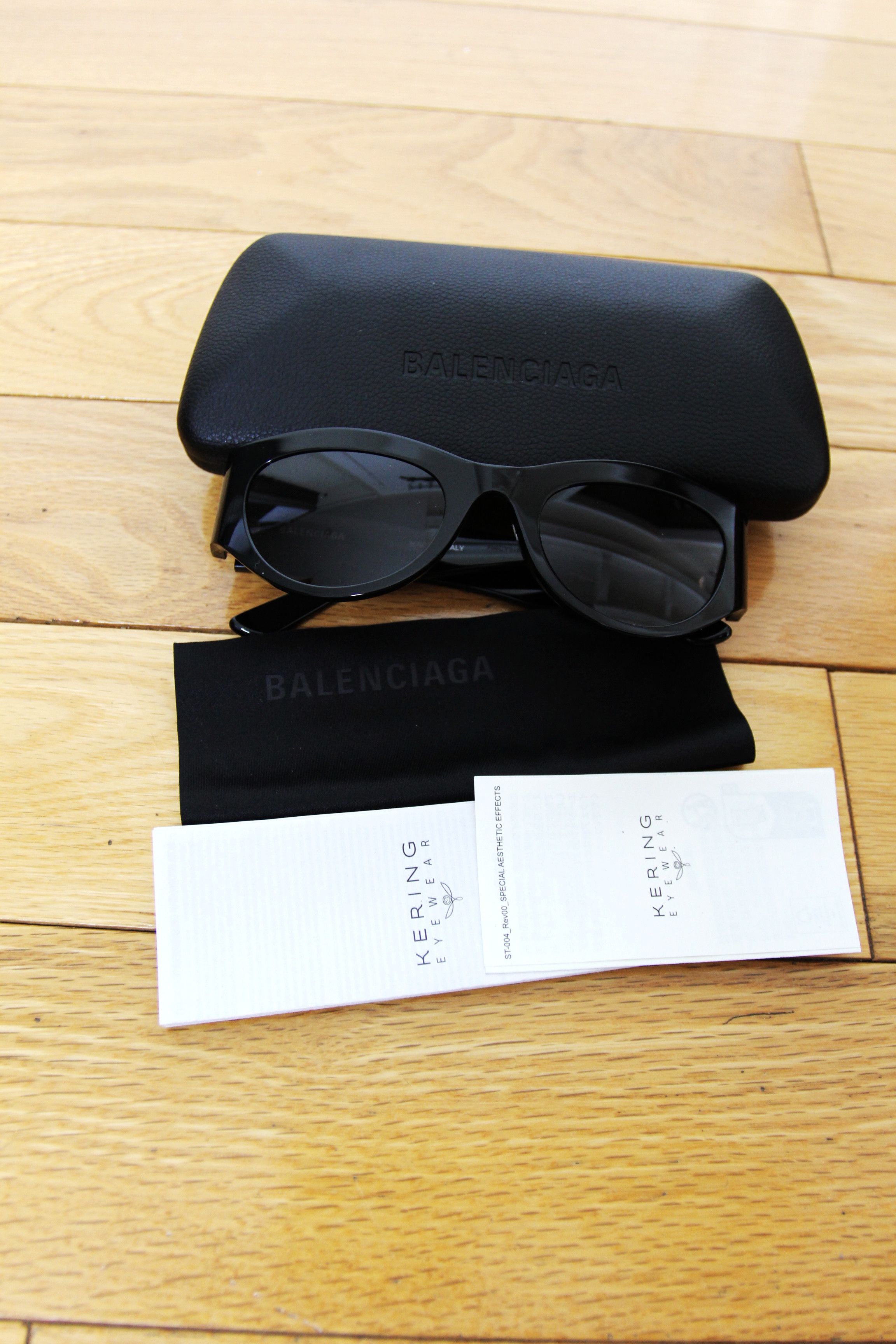 Balenciaga BNWT AW24 BALENCIAGA ACCENT SIGNATURE SUNGLASSES BB0330SK Size ONE SIZE - 7 Thumbnail