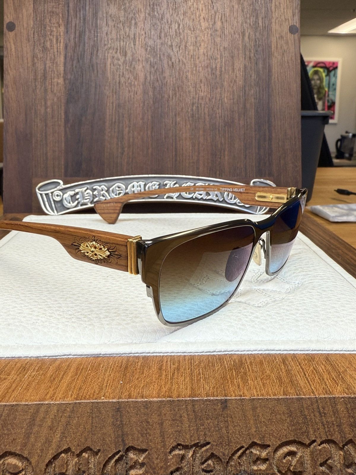 Chrome Hearts Chrome Hearts Tipping Velvet Sunglasses Size ONE SIZE - 1 Thumbnail
