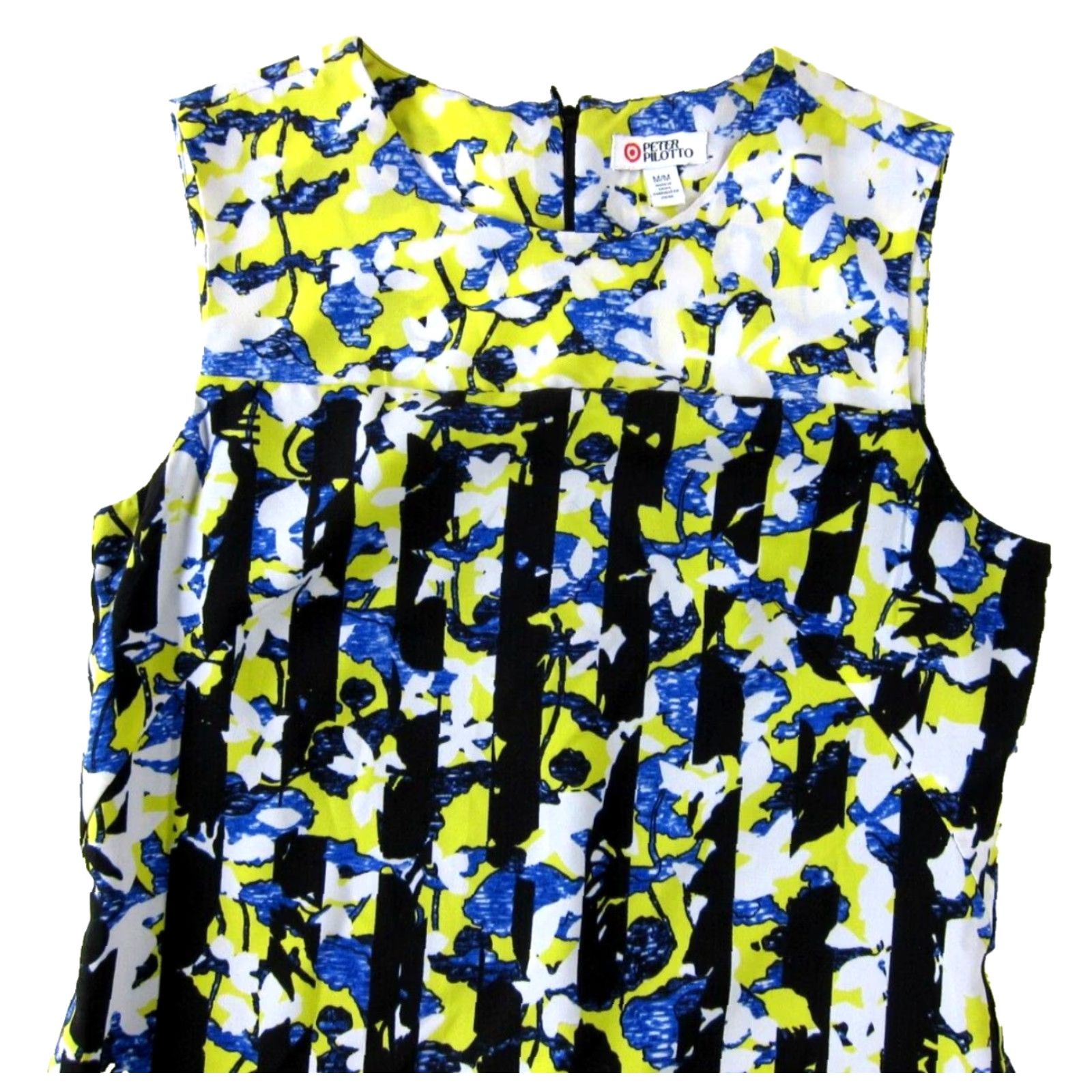 Peter Pilotto Peter Pilotto Yellow Floral Sleeveless Shift Tunic Tank Dress M Women Medium Size M / US 6-8 / IT 42-44 - 4 Thumbnail