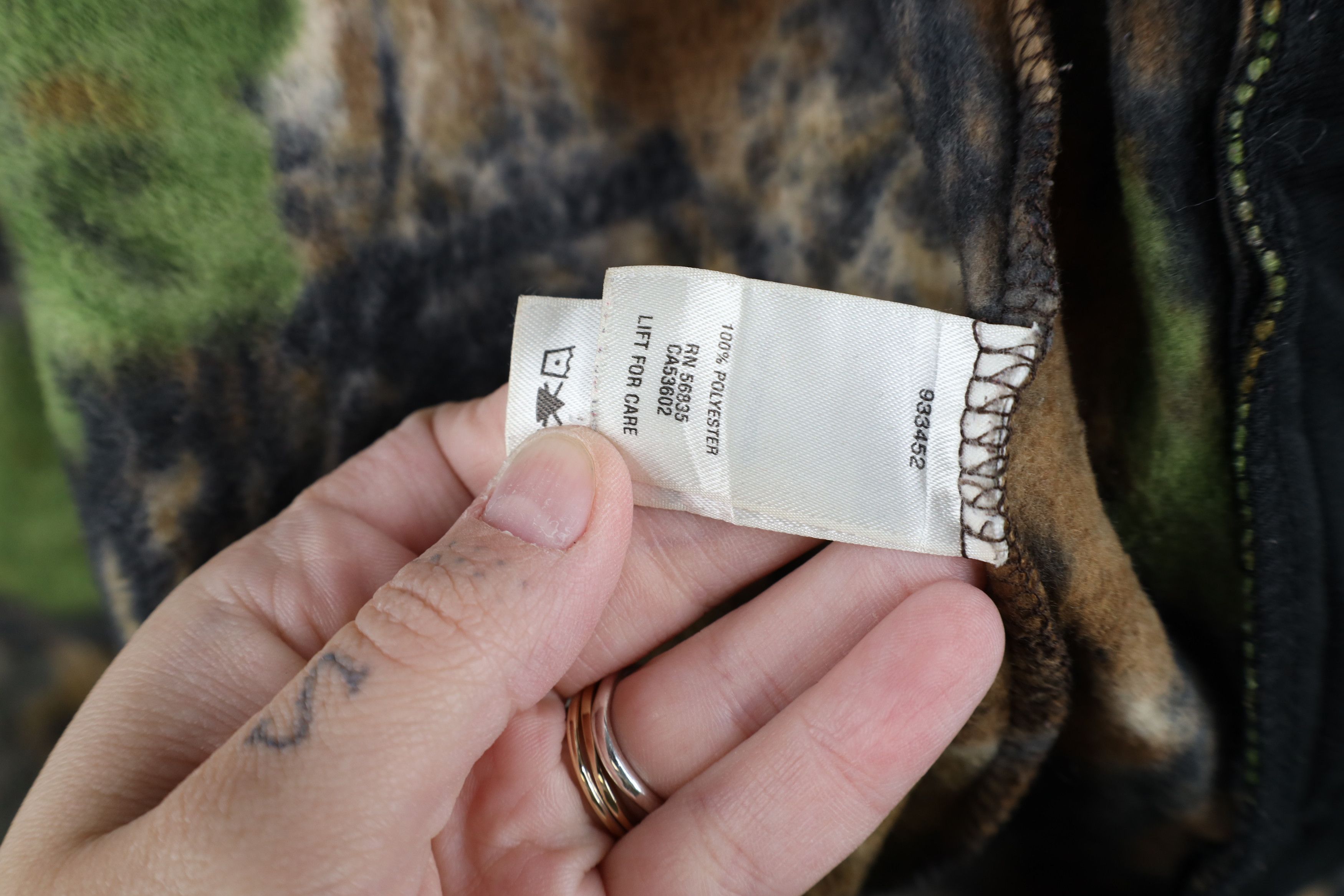 Cabelas Vintage Cabelas Spell Out Camouflage Full Zip Fleece Jacket Size US M / EU 48-50 / 2 - 10 Thumbnail