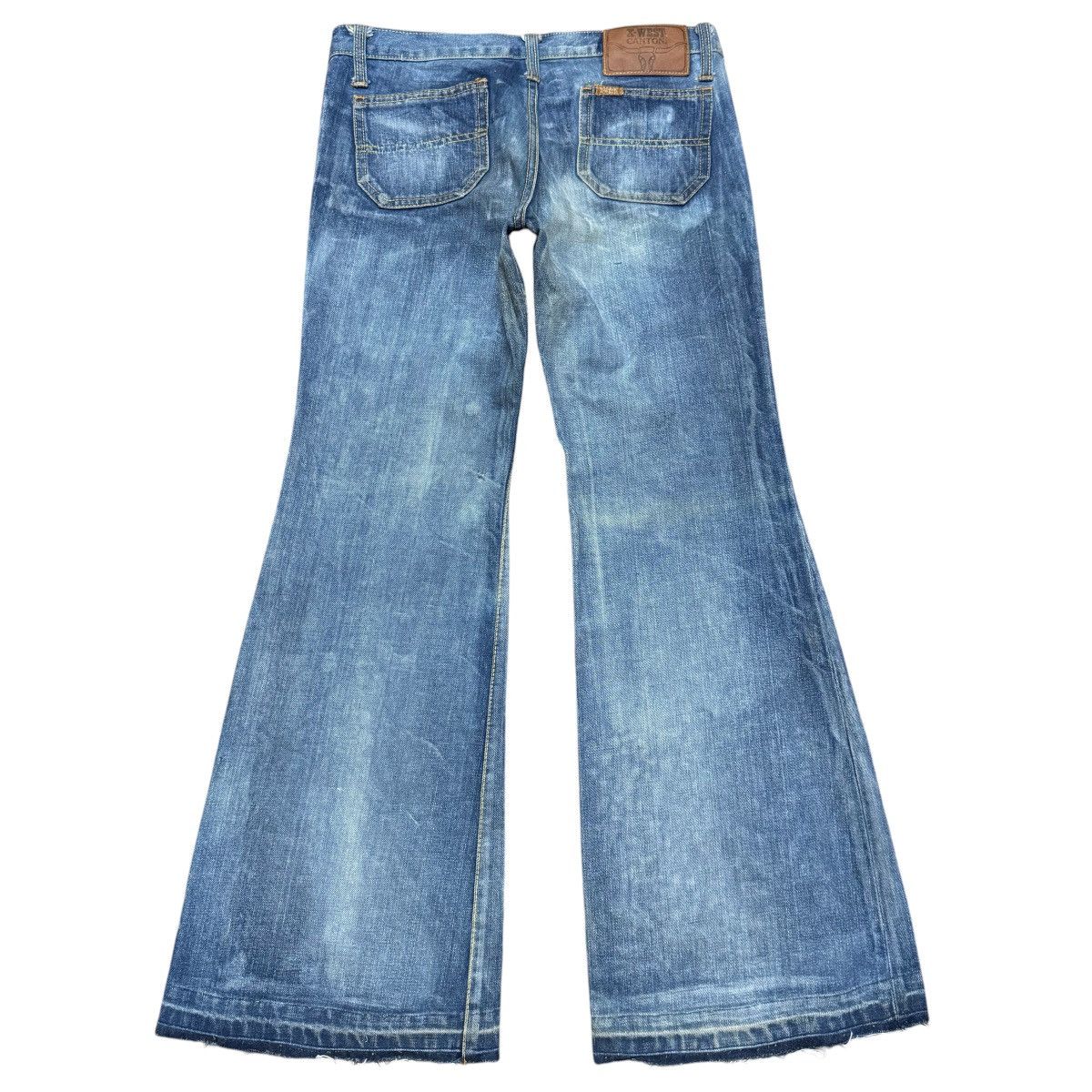 Vintage Vintage X-West Canton Denim Bell Bottom Jeans Size US 30 / EU 46 - 2 Thumbnail