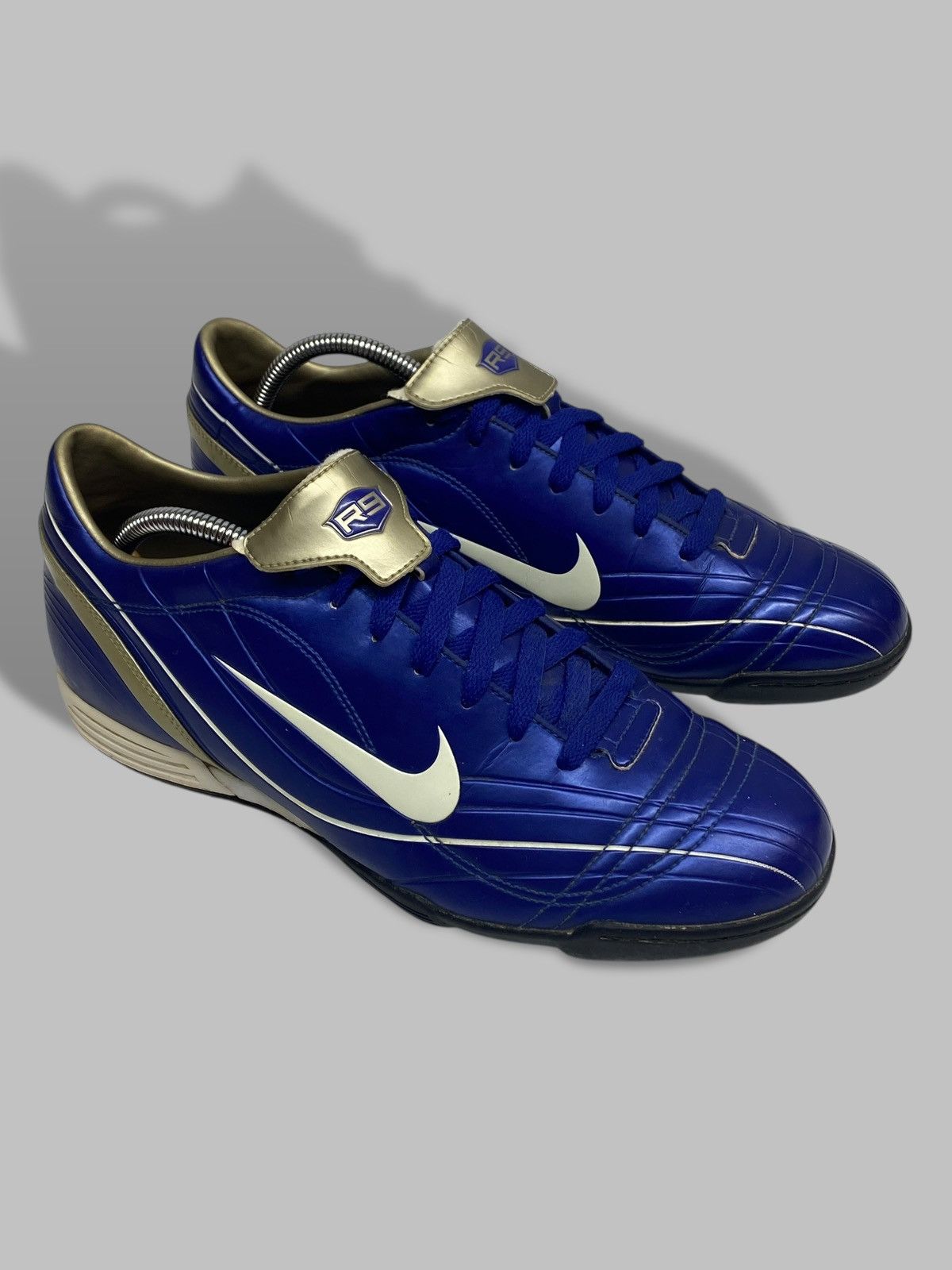 Nike Vintage Nike Mercurial Pace Vapor 2 Ronaldo R9 Royal Blue Size US 11.5 / EU 44-45 - 4 Thumbnail