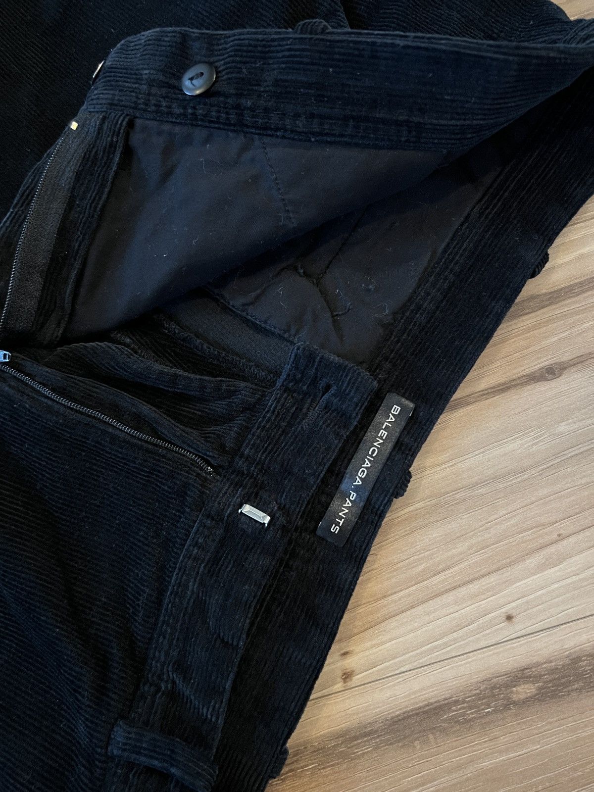 Balenciaga Balenciaga Corduroy Trousers Black Size US 33 - 3 Thumbnail