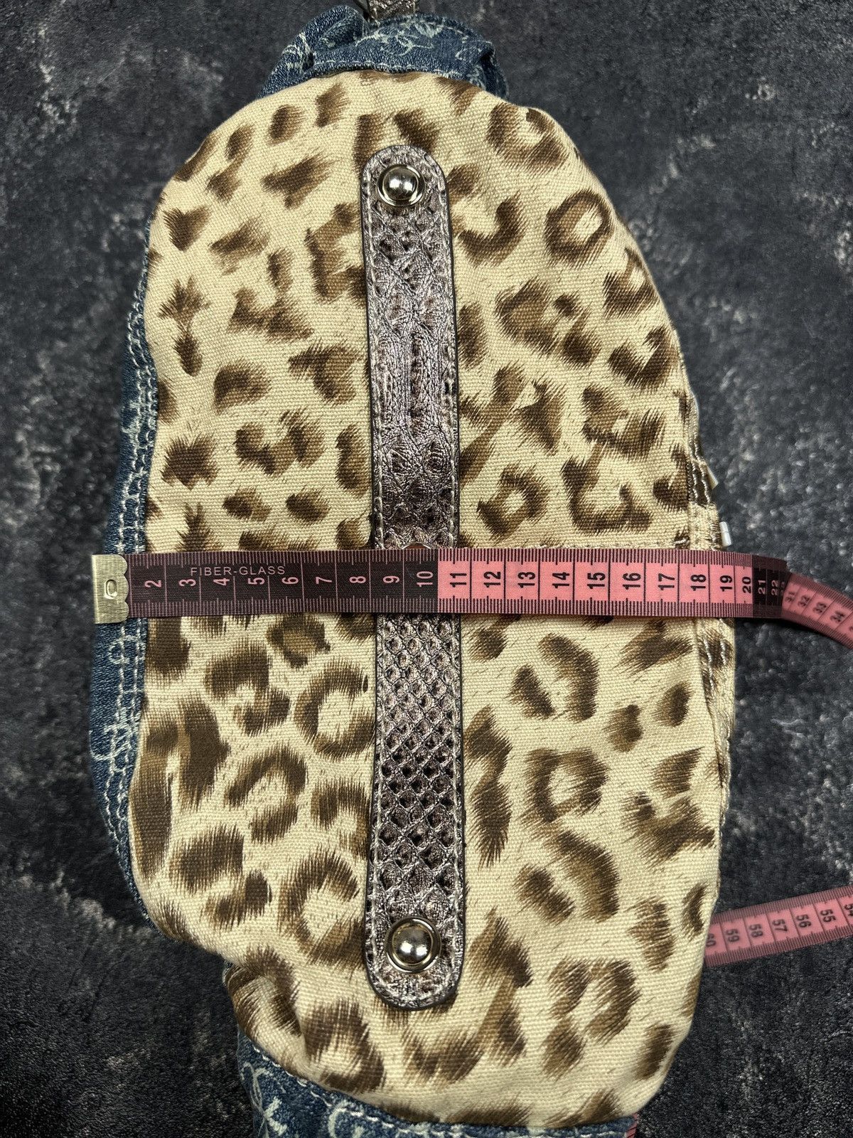 Guess Vintage Y2K Guess Leopard Pattern Baguette Mini Handle Bag Size ONE SIZE - 19 Thumbnail