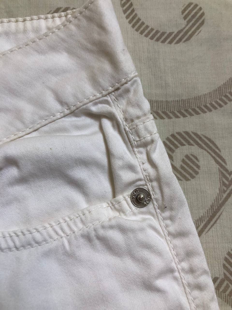 Versace Jeans Couture VERSACE pants Couture White Denim Straight Jeans Size 27" / US 4 / IT 40 - 12 Thumbnail