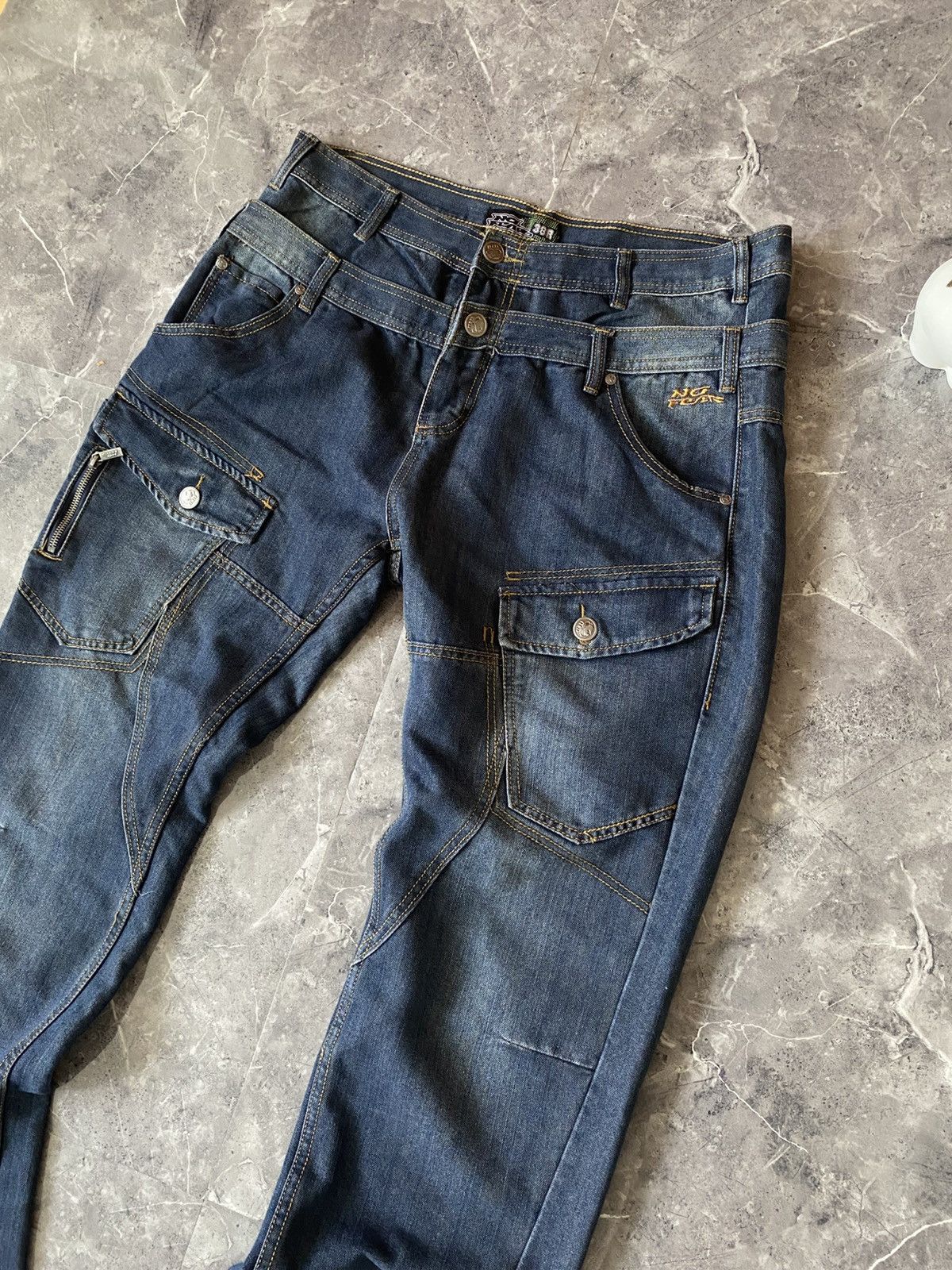 No Fear No Fear Jeans Vintage RAP Swag Acant garde Style y2k XL Size US 38 / EU 54 - 2 Thumbnail