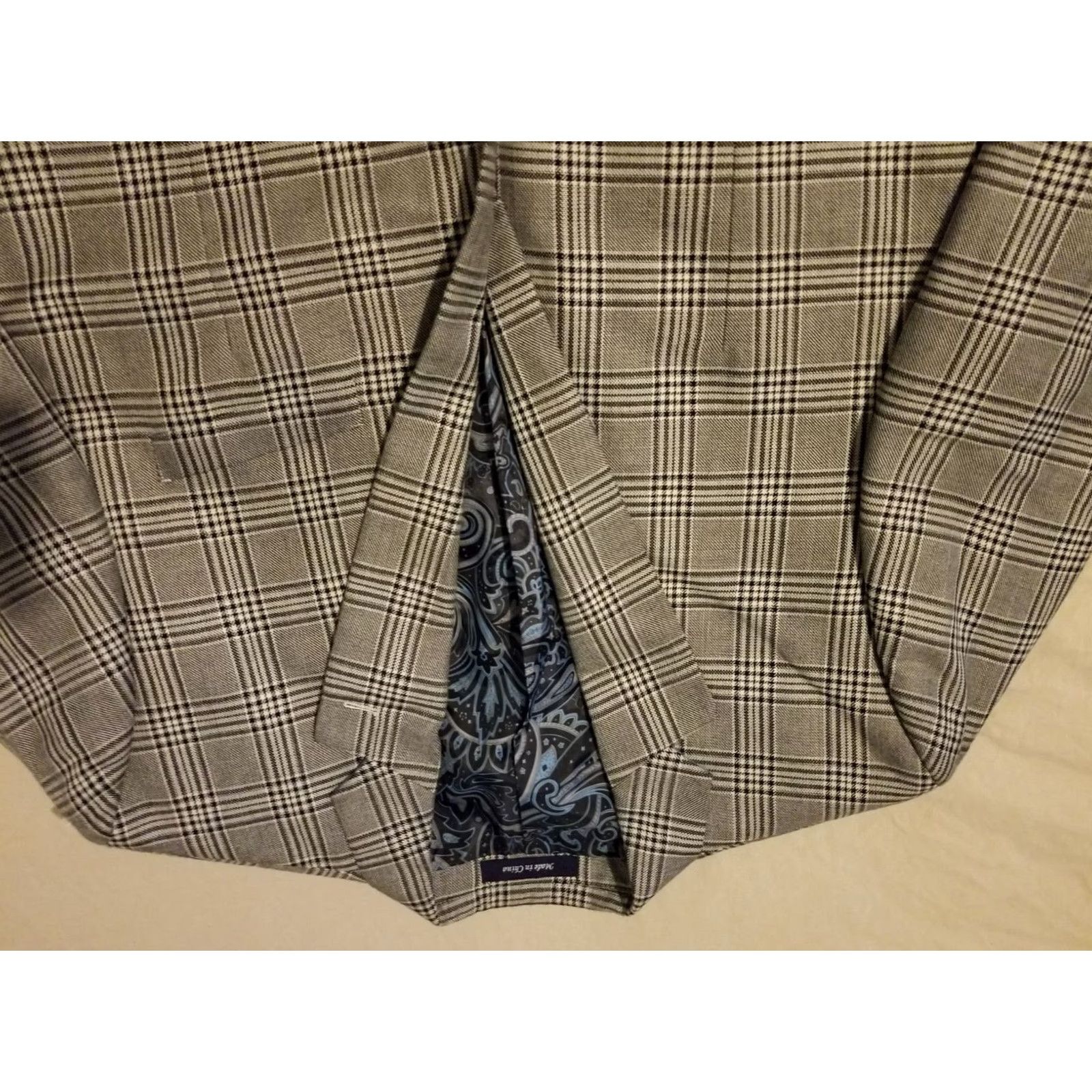 Vintage VINTAGE Alan Flusser Sports Blazer 44L Grey Mens 3-in-1 Jacket Blazer Gray Sports Mens Size 44R - 2 Thumbnail