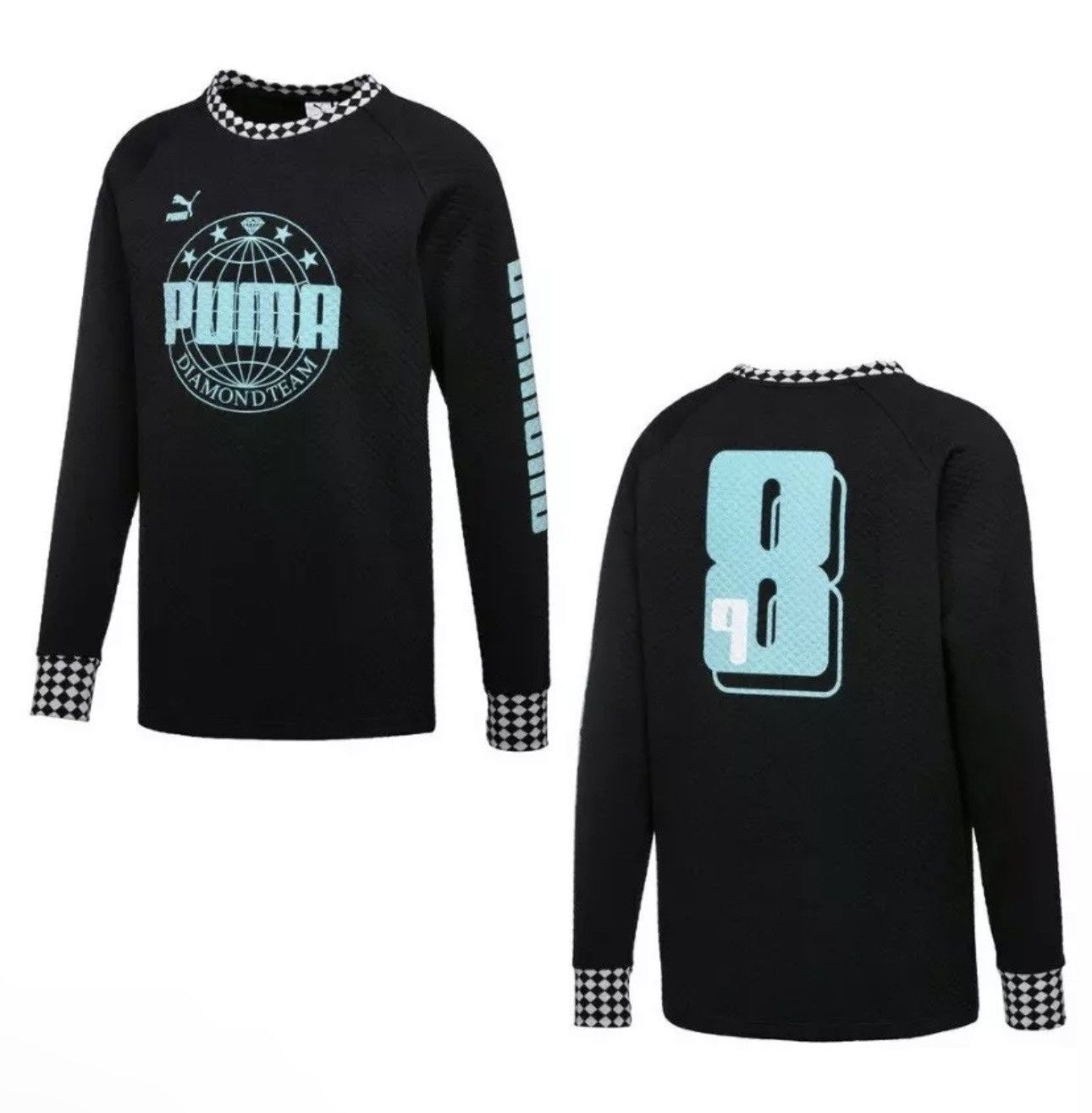 Diamond Supply Co DIAMOND Supply PUMA Sweatshirt Men s Large Black Sweater 95 Grailed