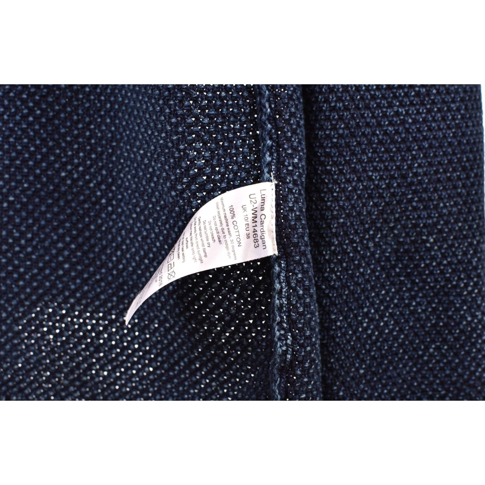 Vintage Seasalt Cornwall Luma Indigo Cotton Open Cardigan Women Cardigan EU 38 UK 10 Long Sleeve Blue 100% Cotton Vintage? Size L / US 10 / IT 46 - 5 Thumbnail